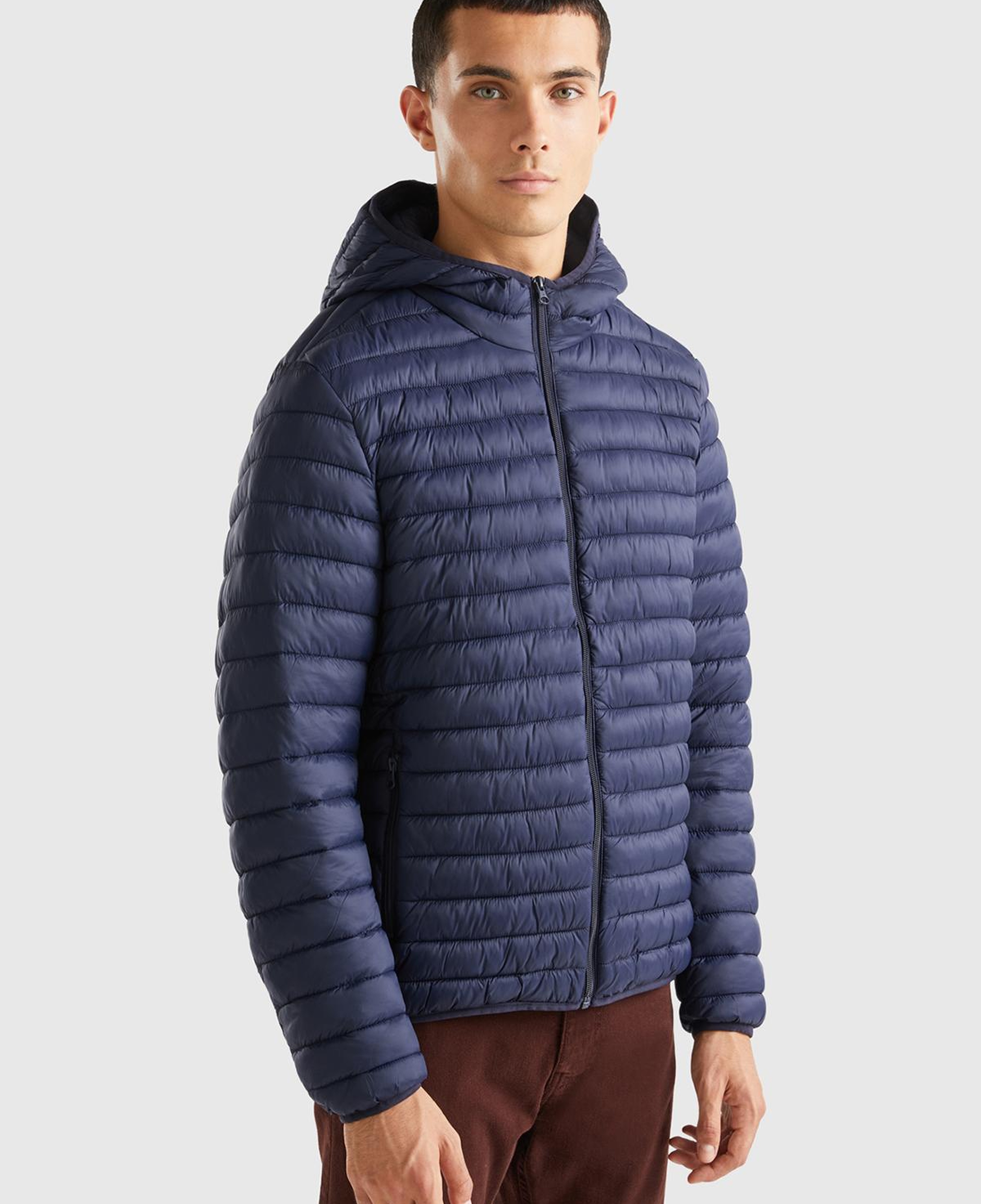 Erkek Lacivert Pufa Mont
