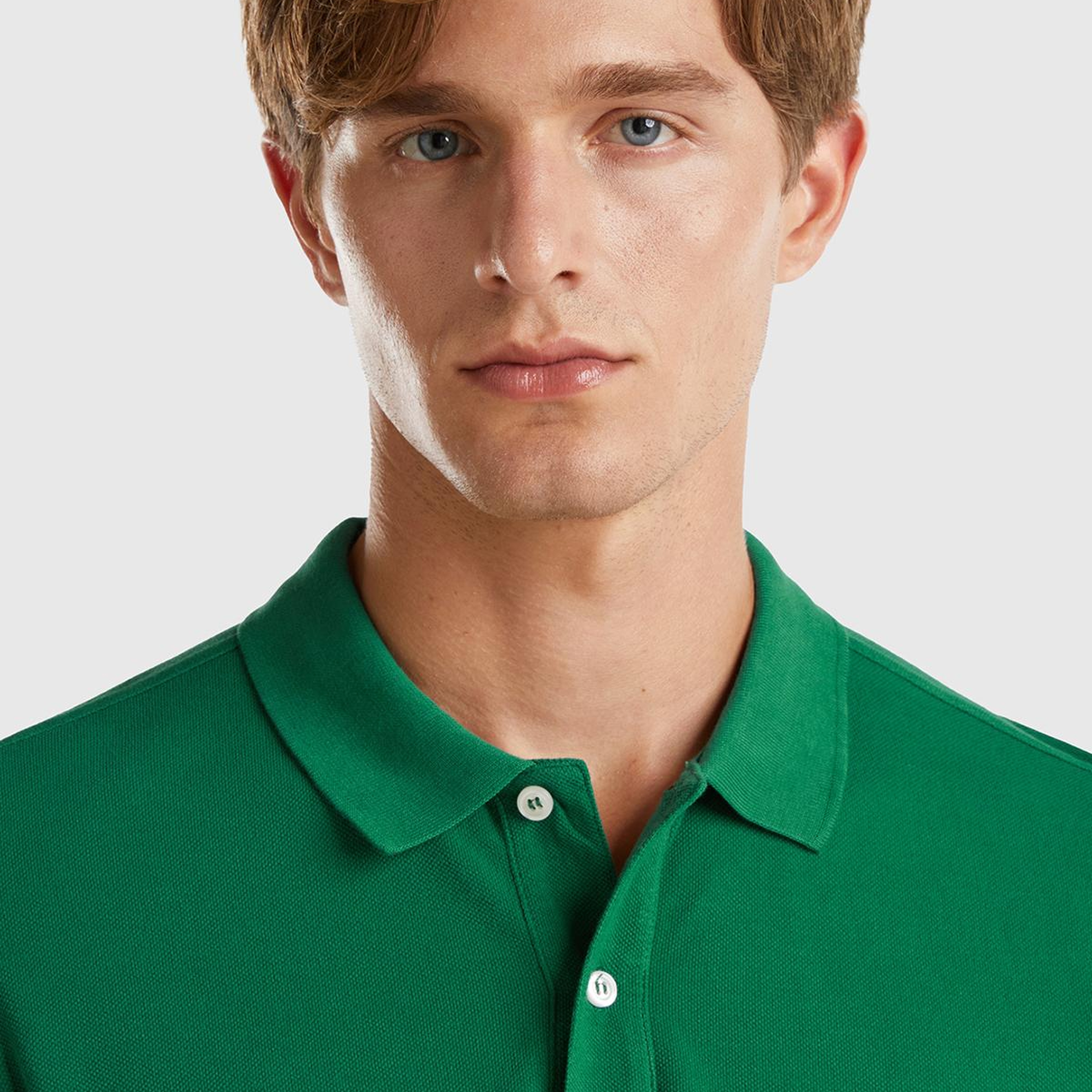 Erkek Yeşil Uzun Kol Polo T-Shirt