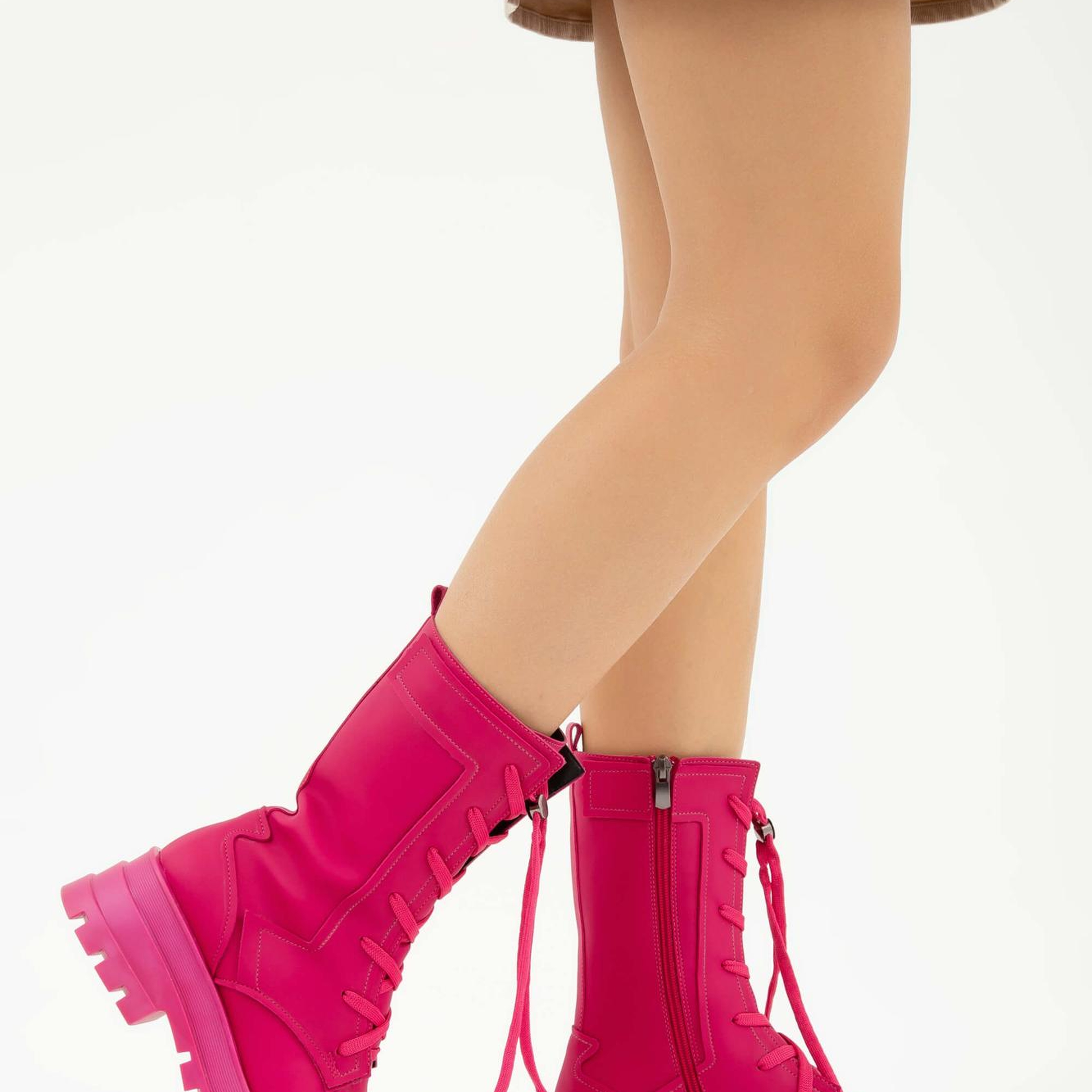 Tamer Tanca Kadın Hakiki Deri Pembe POSTAL Bot