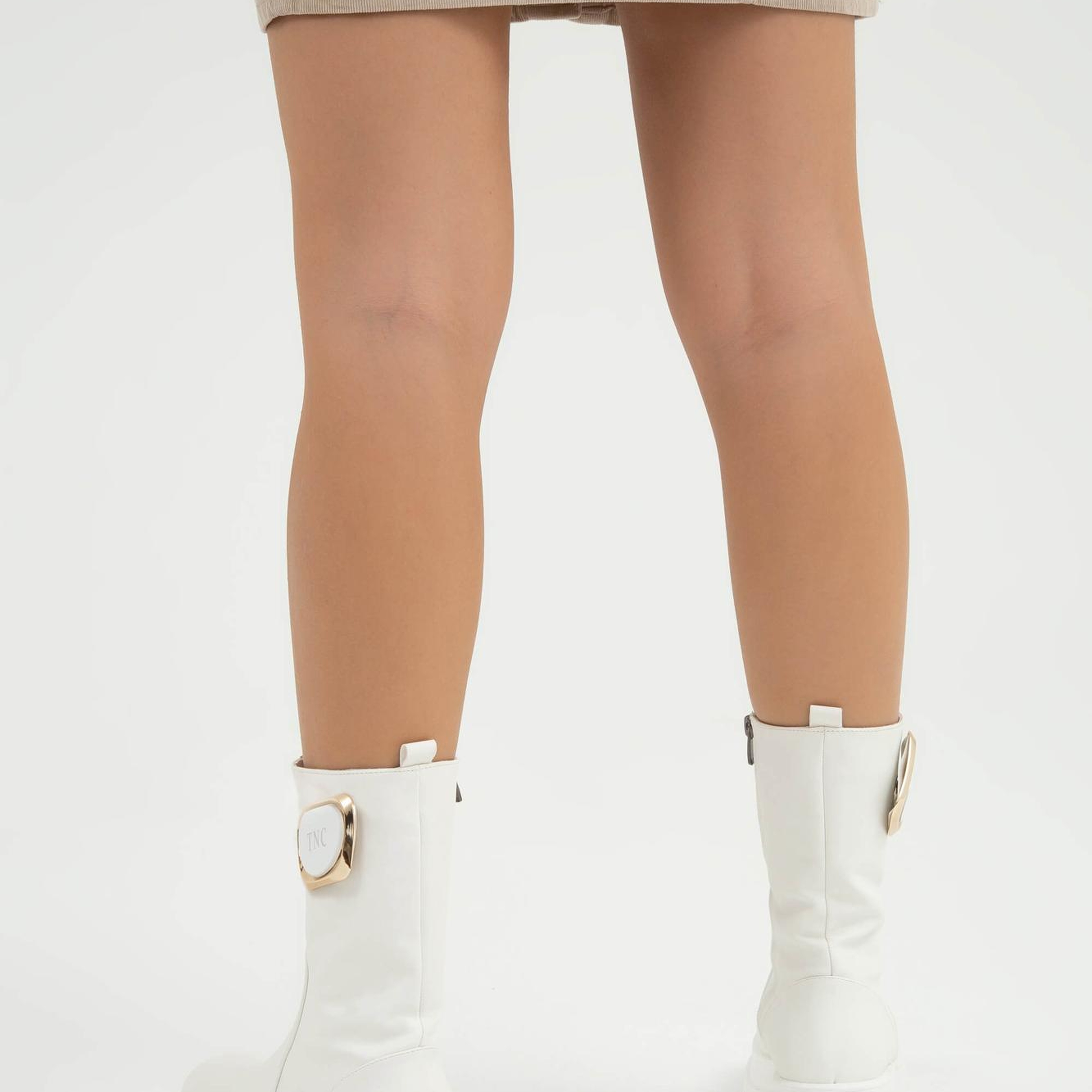 Tamer Tanca Kadın Hakiki Deri Beyaz Casual Bot