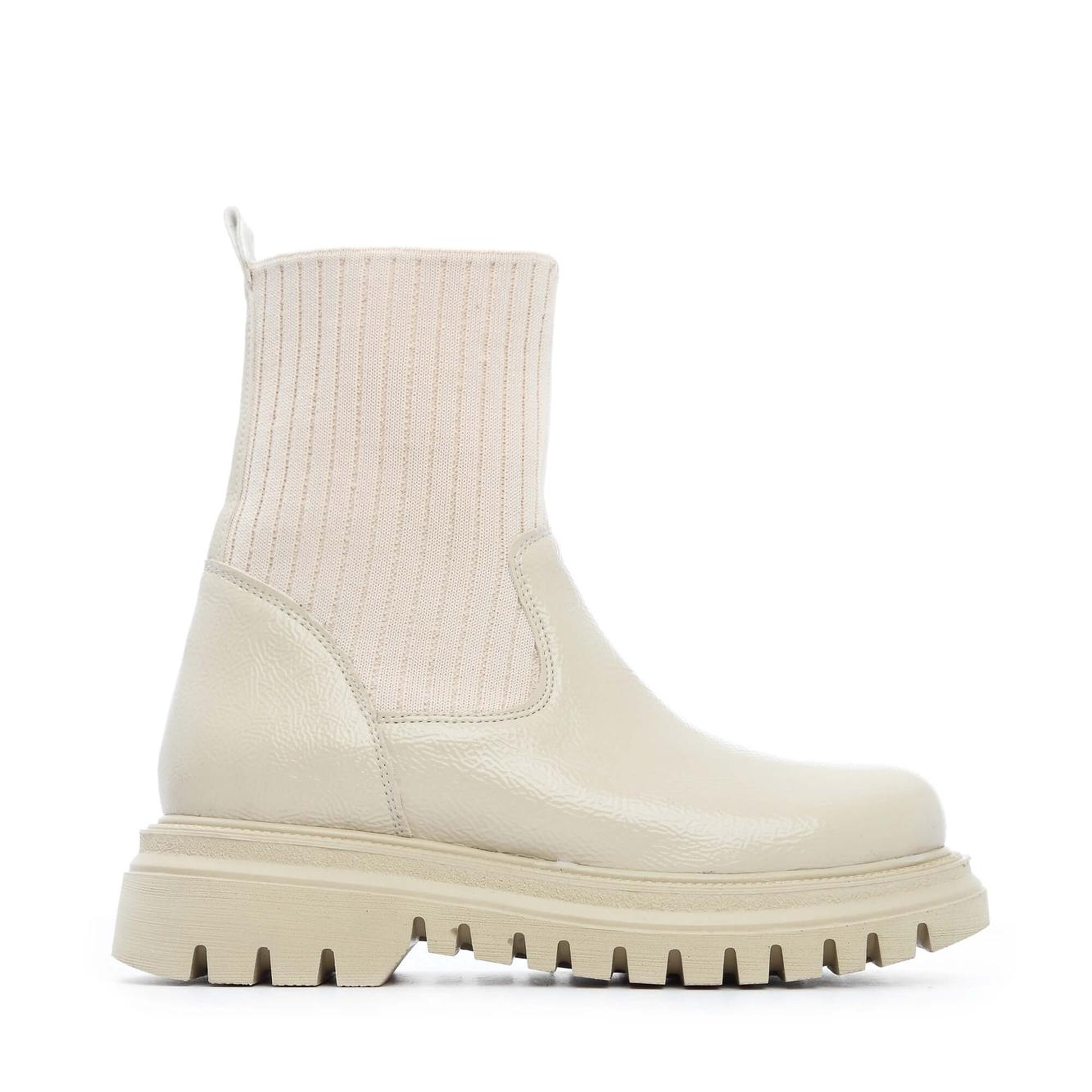 Tamer Tanca Kadın Hakiki Deri Bej Bot