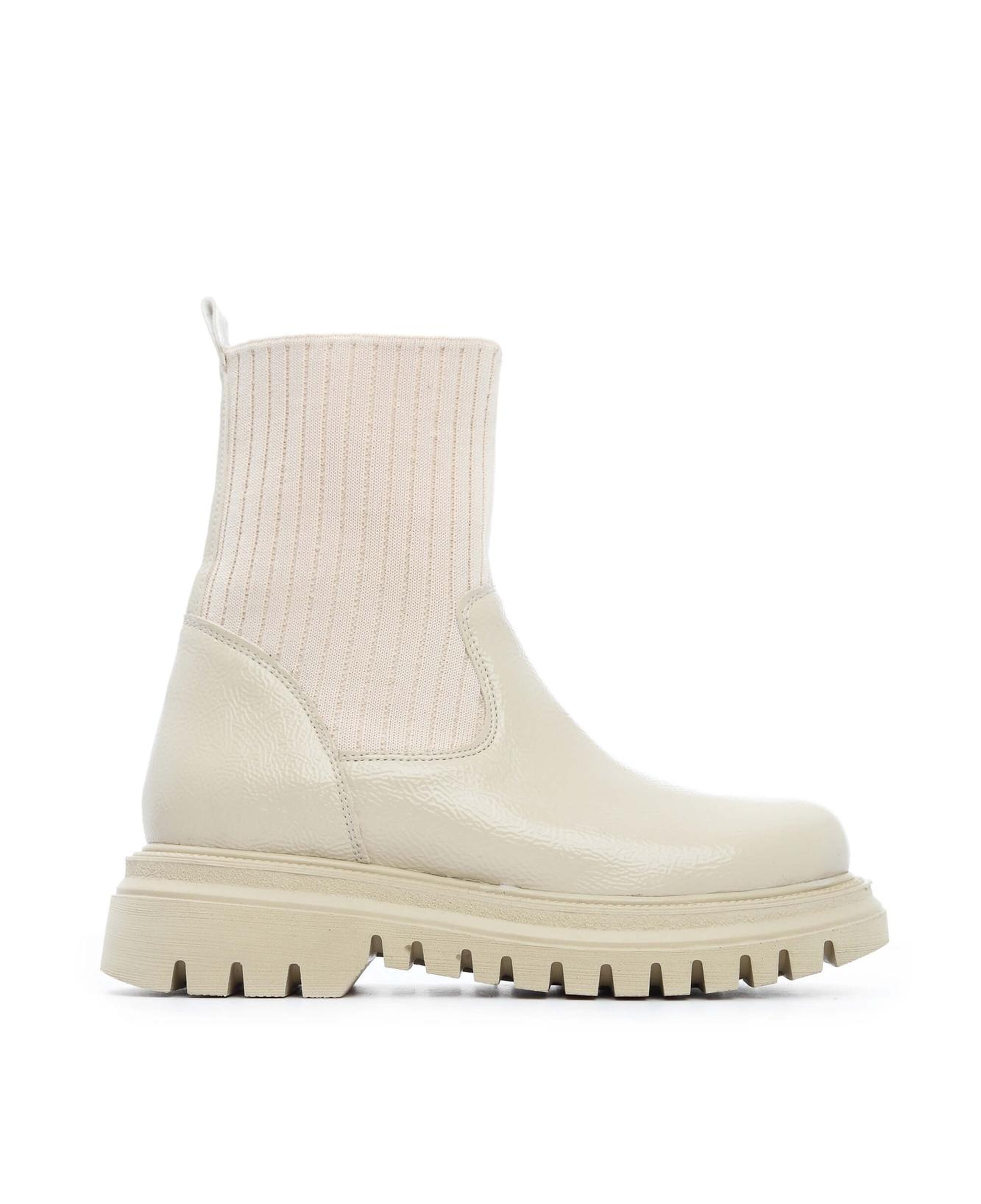 Tamer Tanca Kadın Hakiki Deri Bej Bot