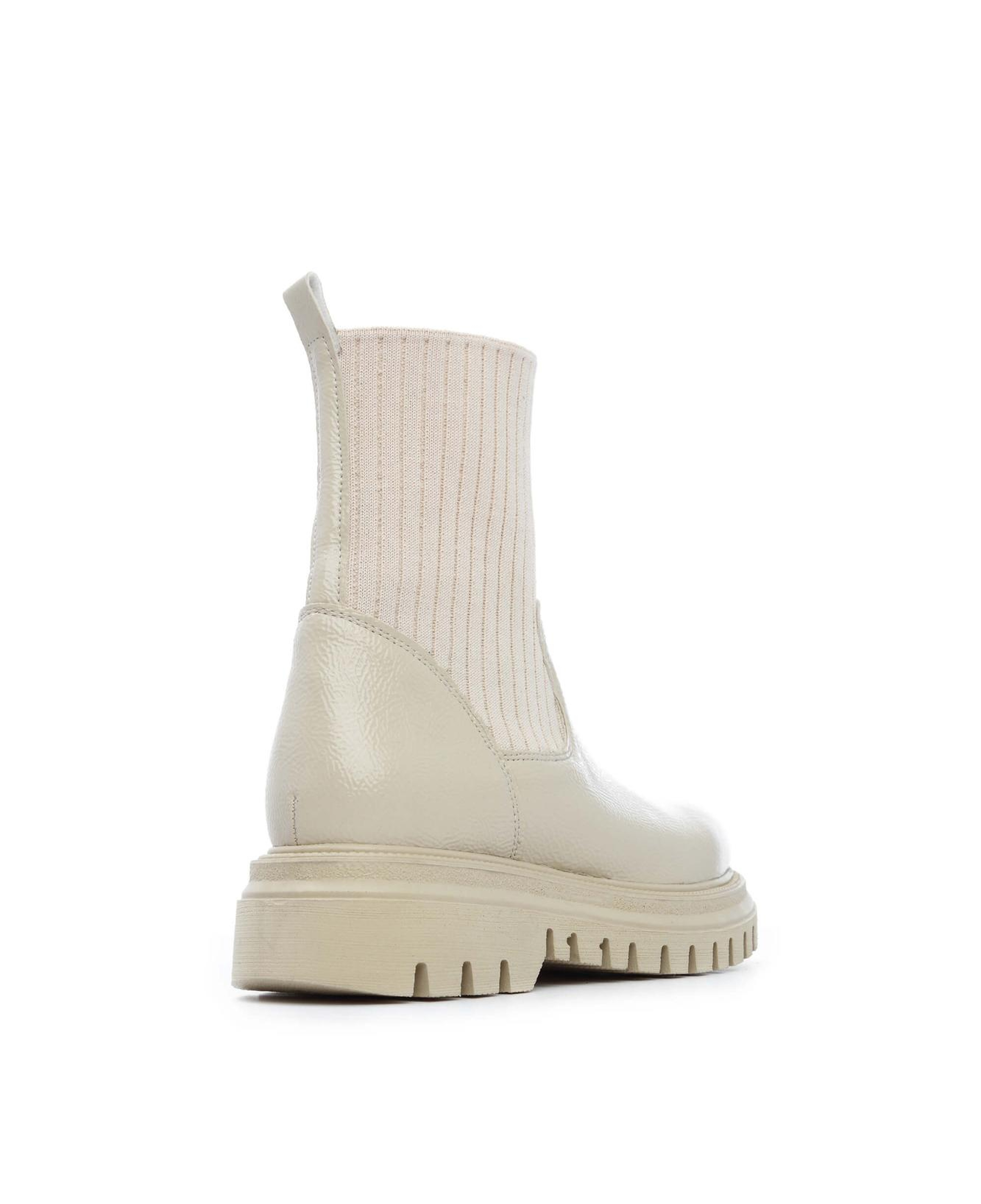 Tamer Tanca Kadın Hakiki Deri Bej Bot