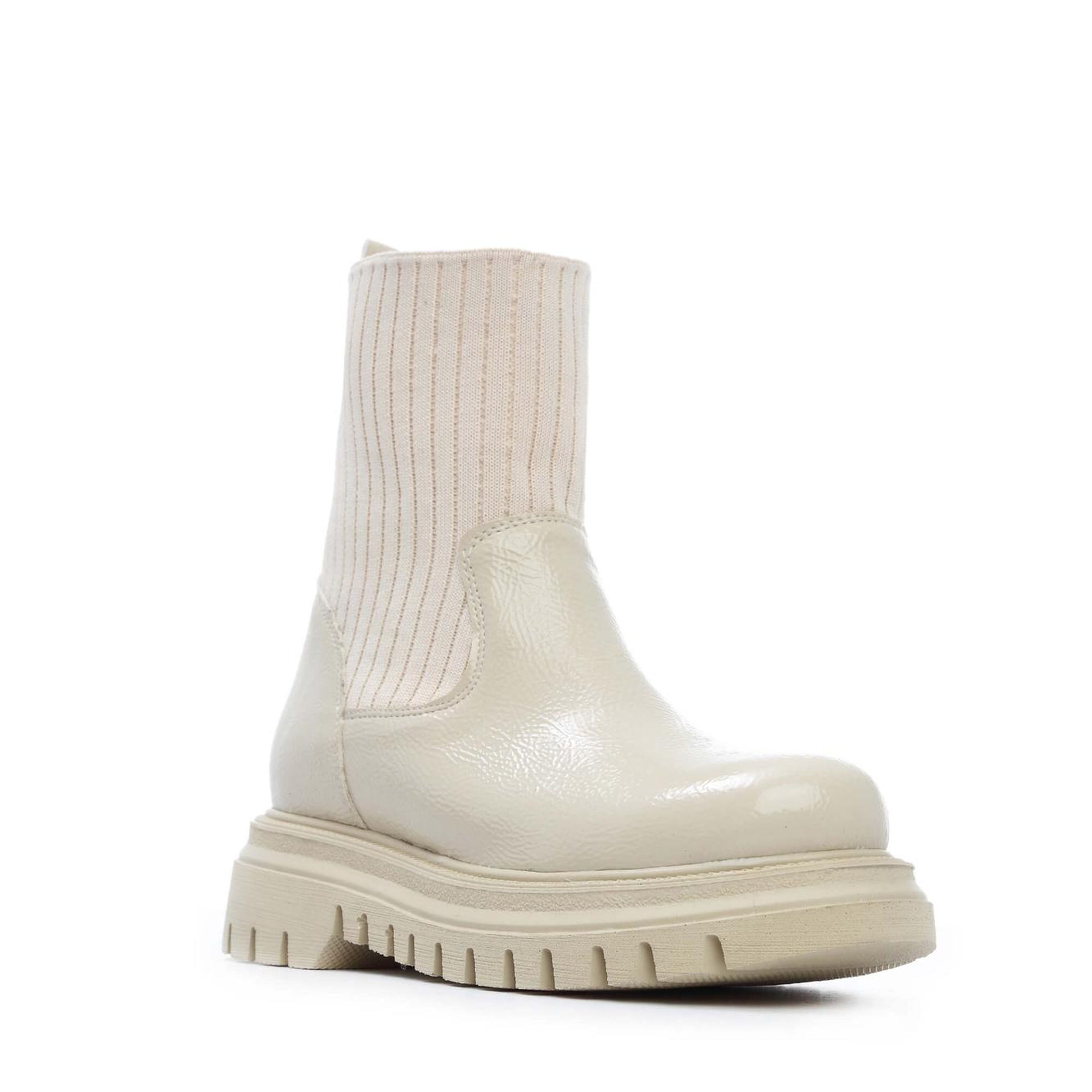 Tamer Tanca Kadın Hakiki Deri Bej Bot