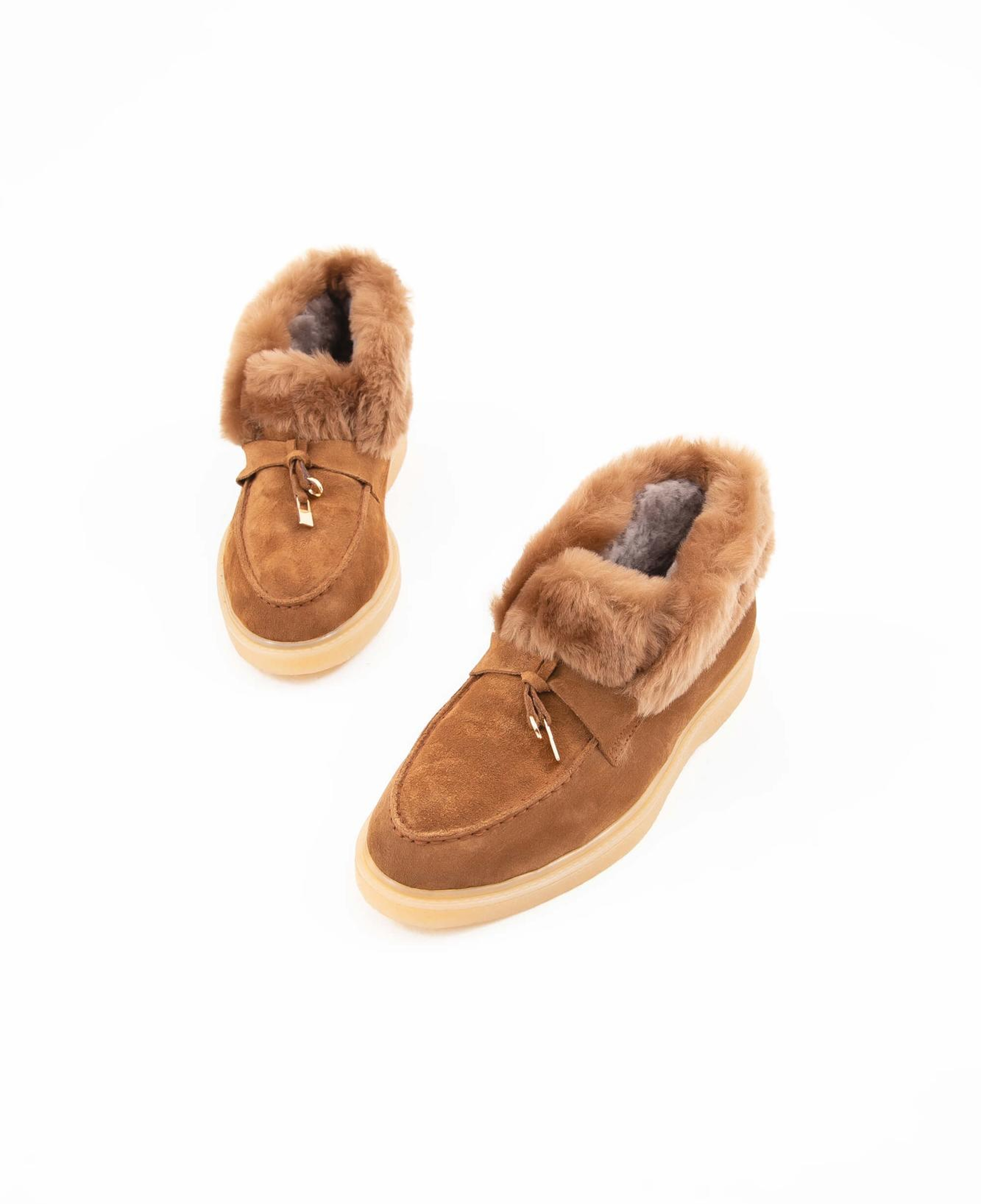 Tamer Tanca Kadın Hakiki Deri Taba Casual Bot