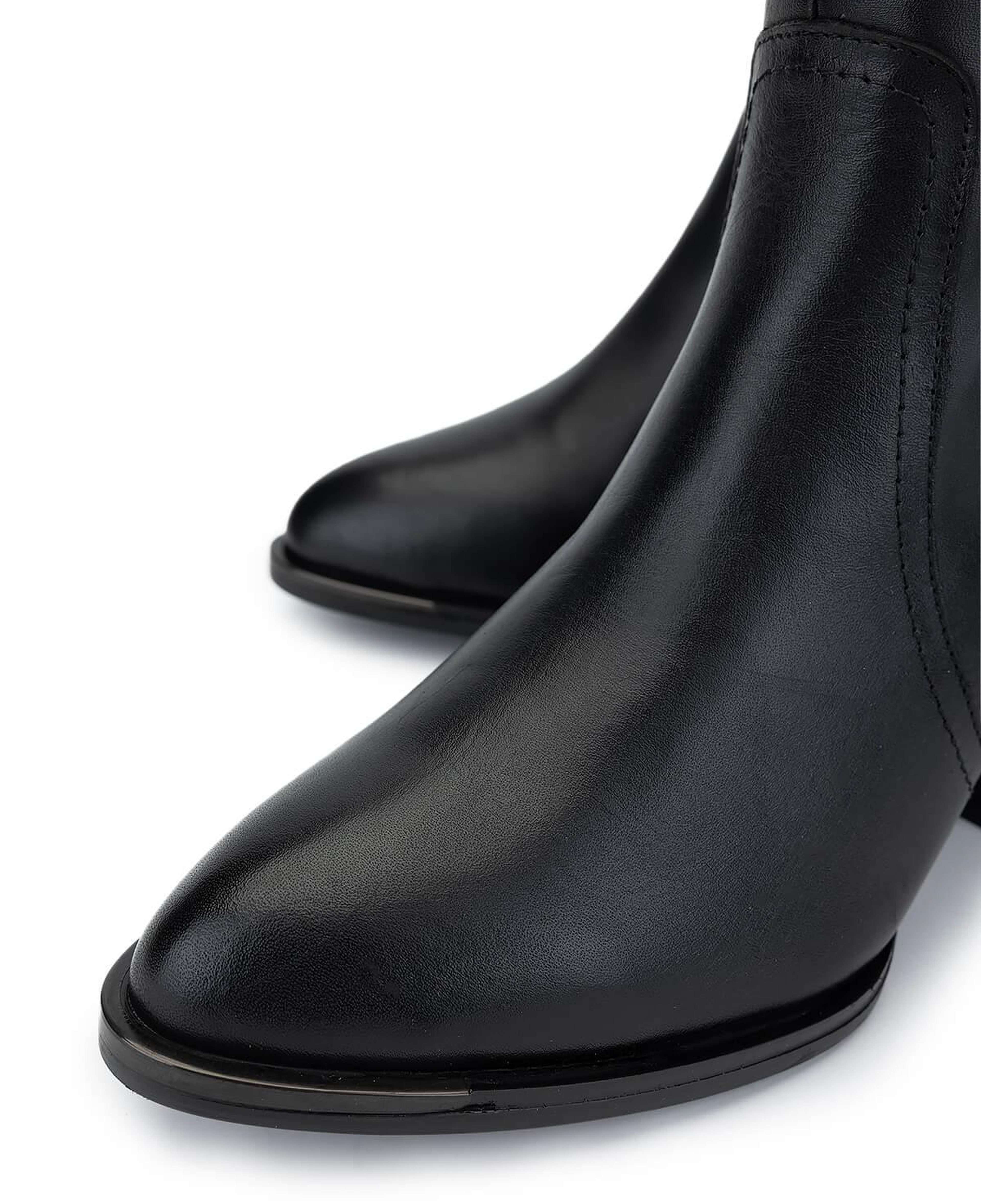 Tamer Tanca Kadın Hakiki Deri Siyah Analin Casual Çizme