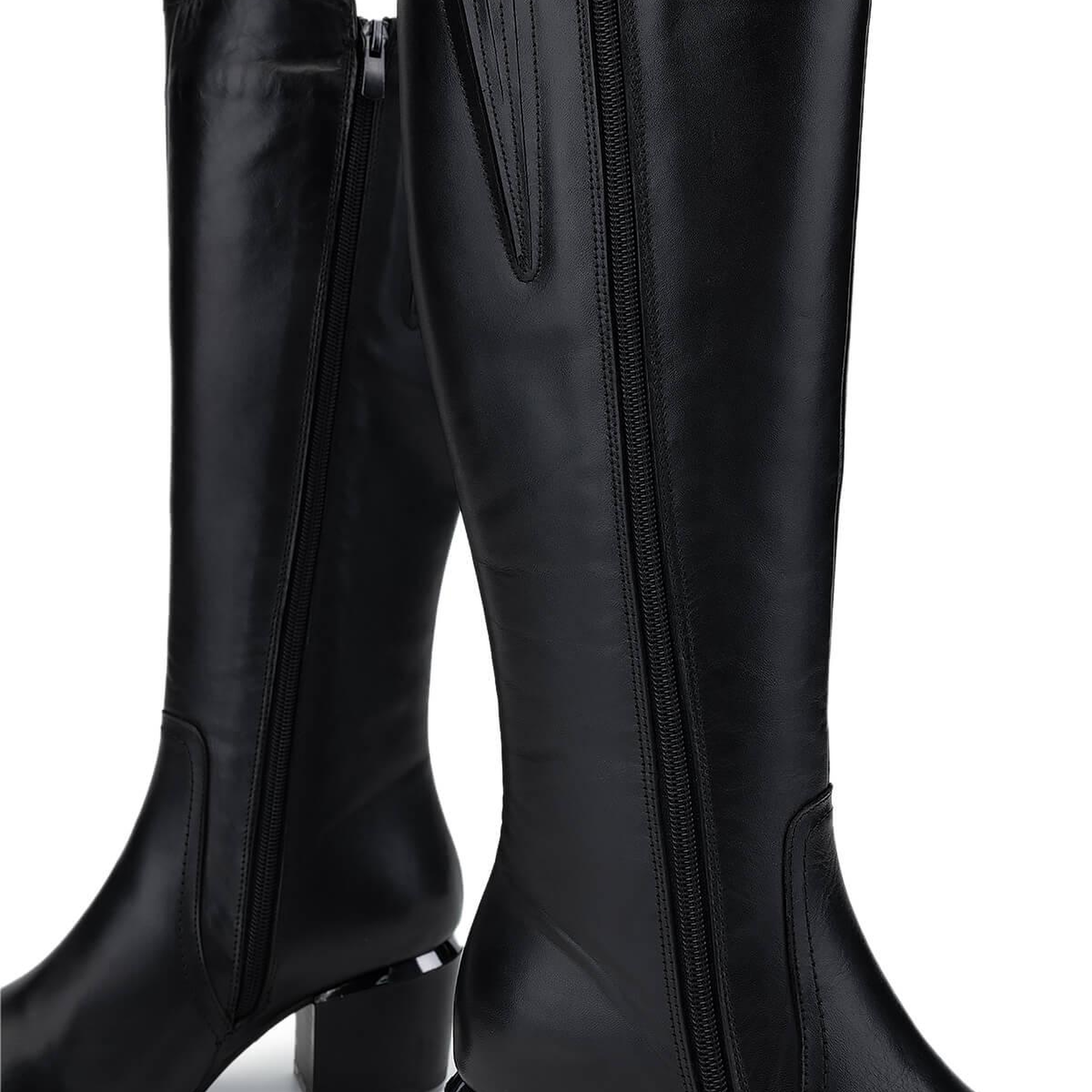 Tamer Tanca Kadın Hakiki Deri Siyah Analin Casual Çizme