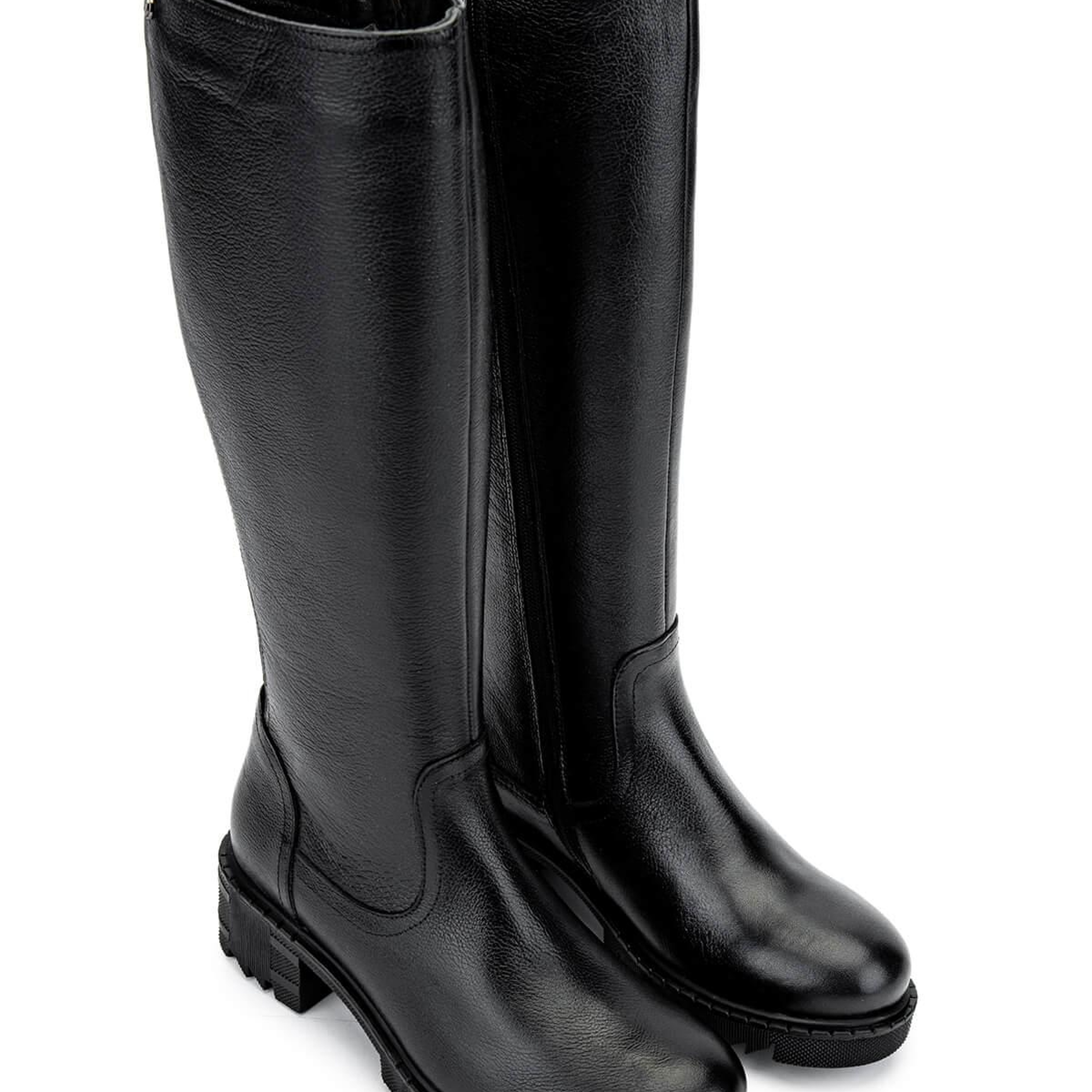 Tamer Tanca Kadın Hakiki Deri Siyah Casual Çizme