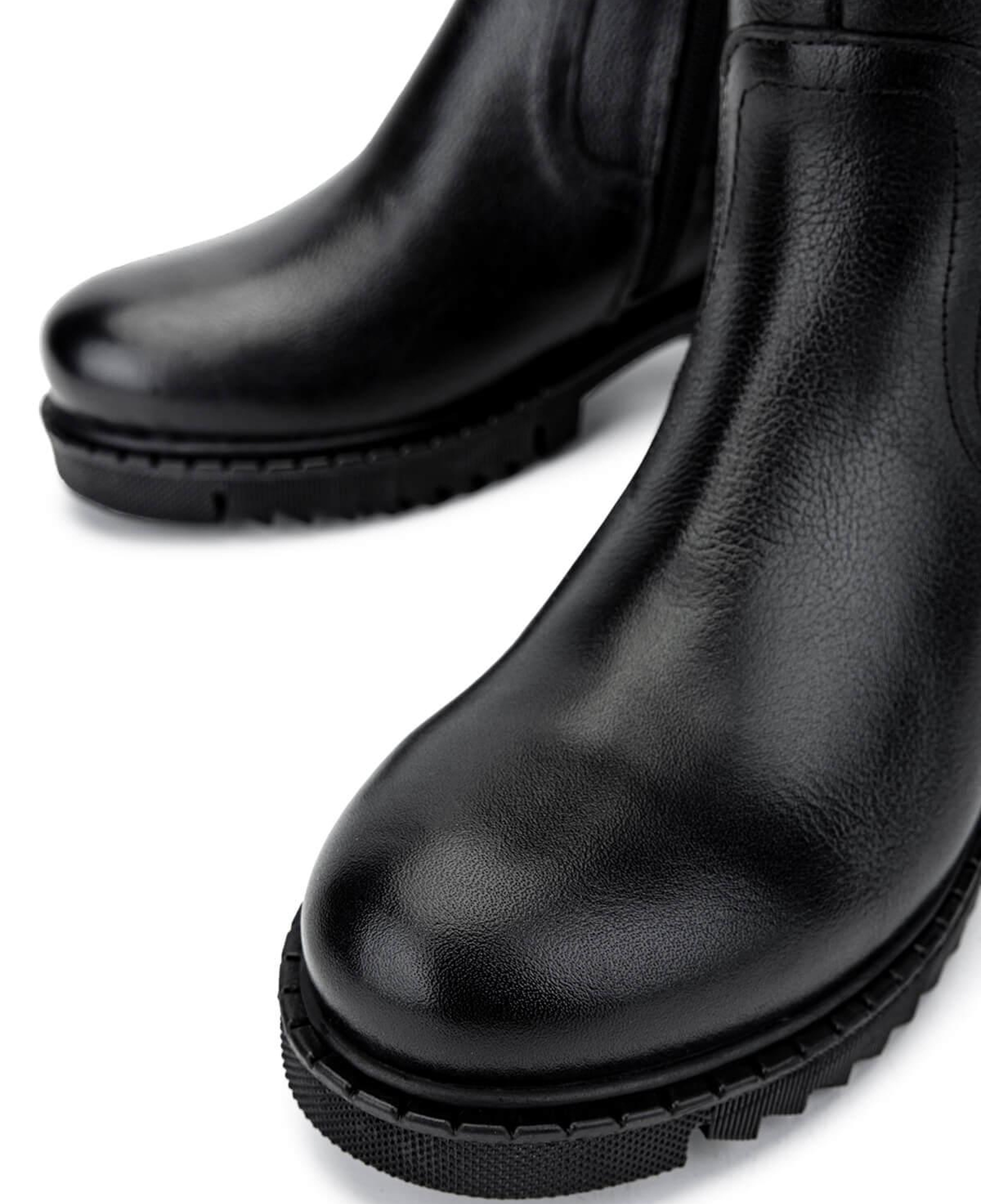 Tamer Tanca Kadın Hakiki Deri Siyah Casual Çizme