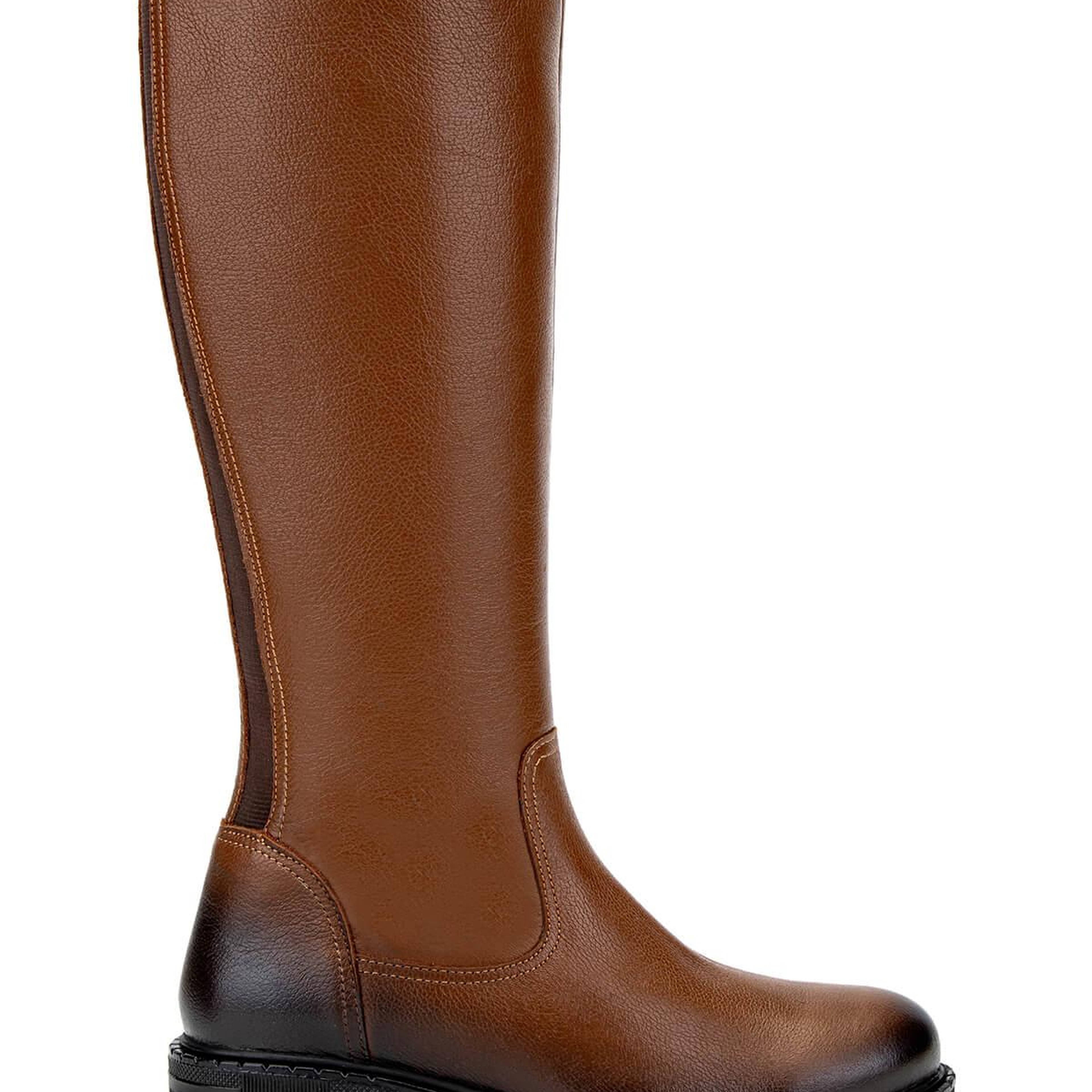 Tamer Tanca Kadın Hakiki Deri Taba Casual Çizme