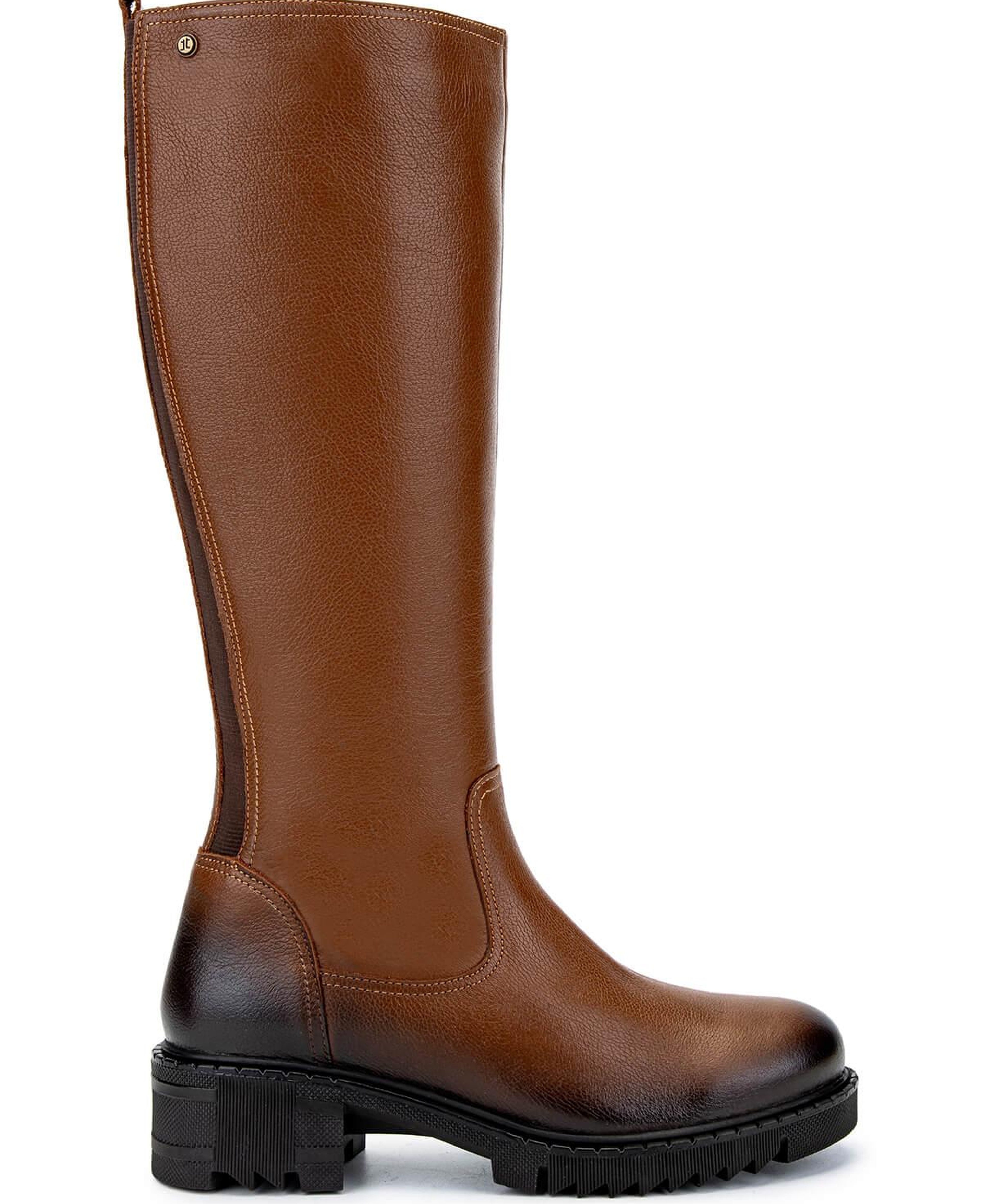 Tamer Tanca Kadın Hakiki Deri Taba Casual Çizme