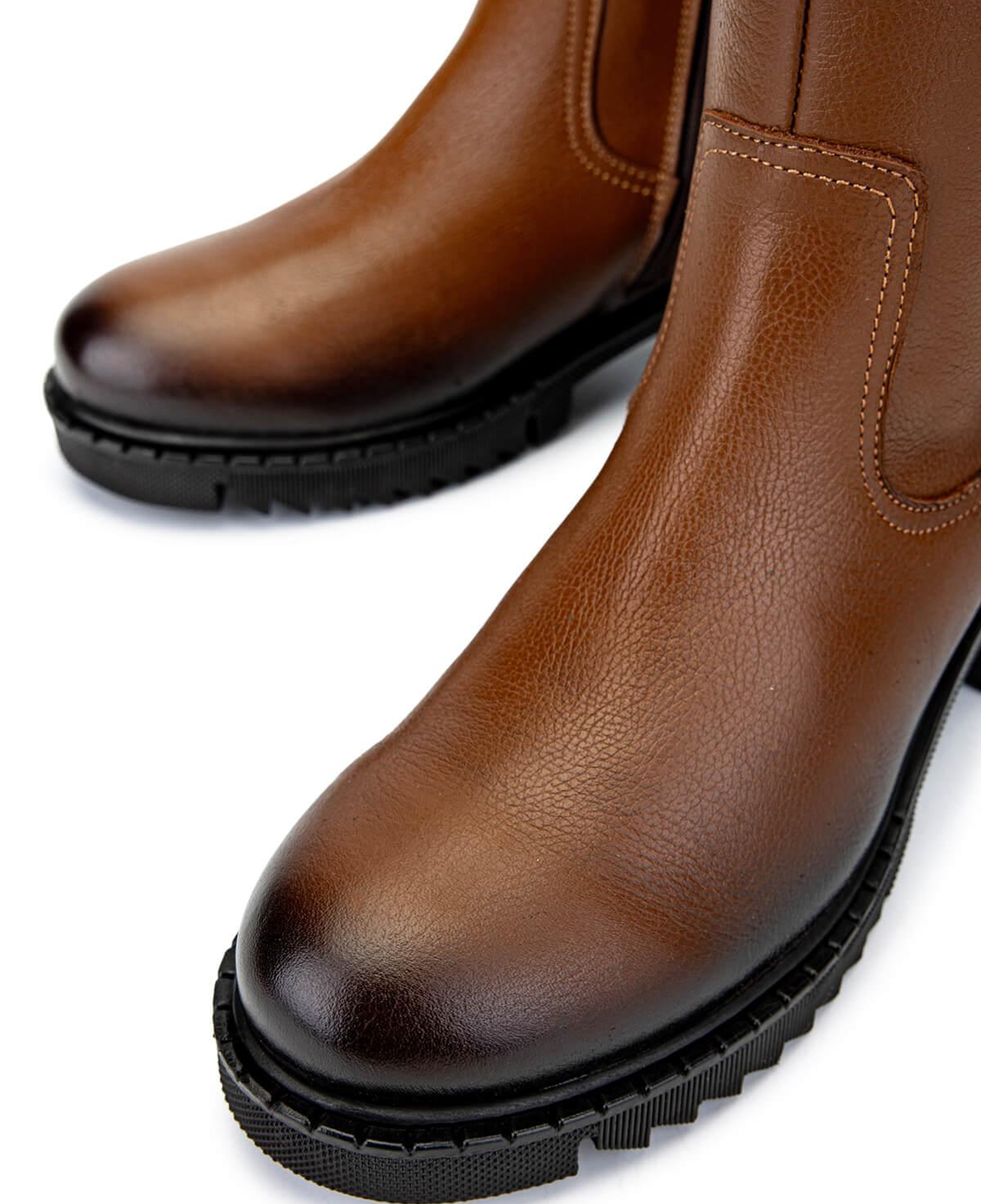 Tamer Tanca Kadın Hakiki Deri Taba Casual Çizme