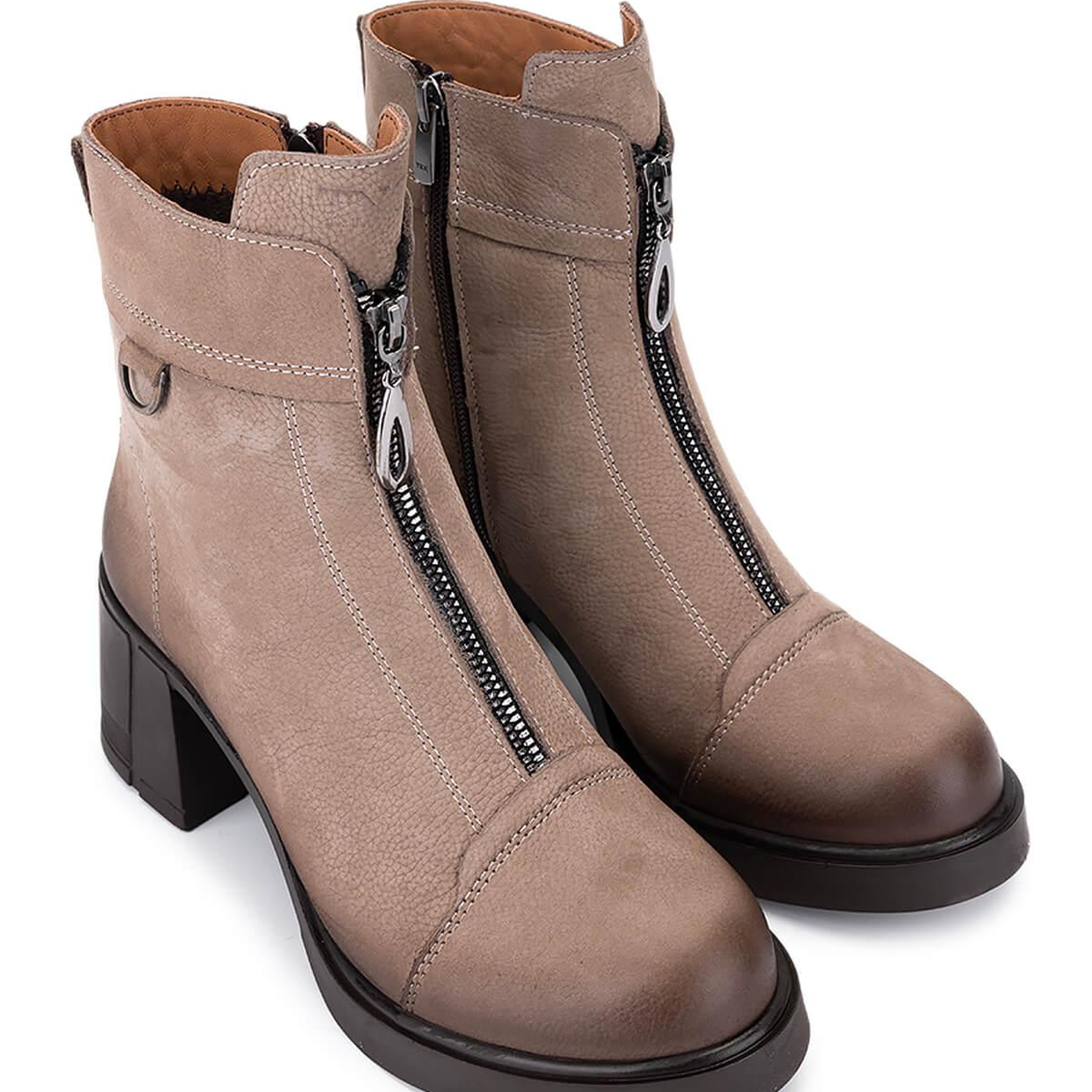 Tamer Tanca Kadın Hakiki Deri Vizon Nubuk Casual Bot