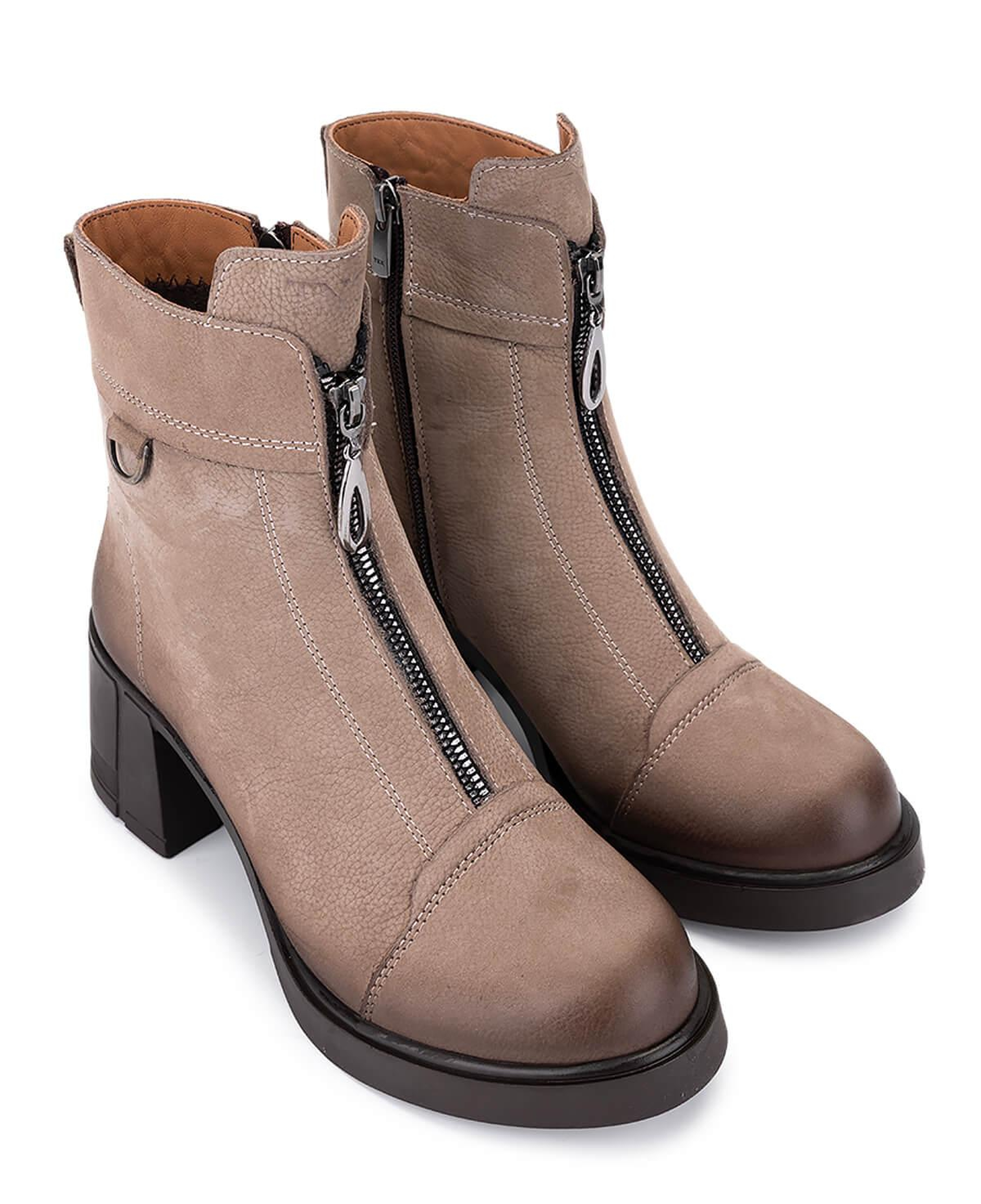 Tamer Tanca Kadın Hakiki Deri Vizon Nubuk Casual Bot