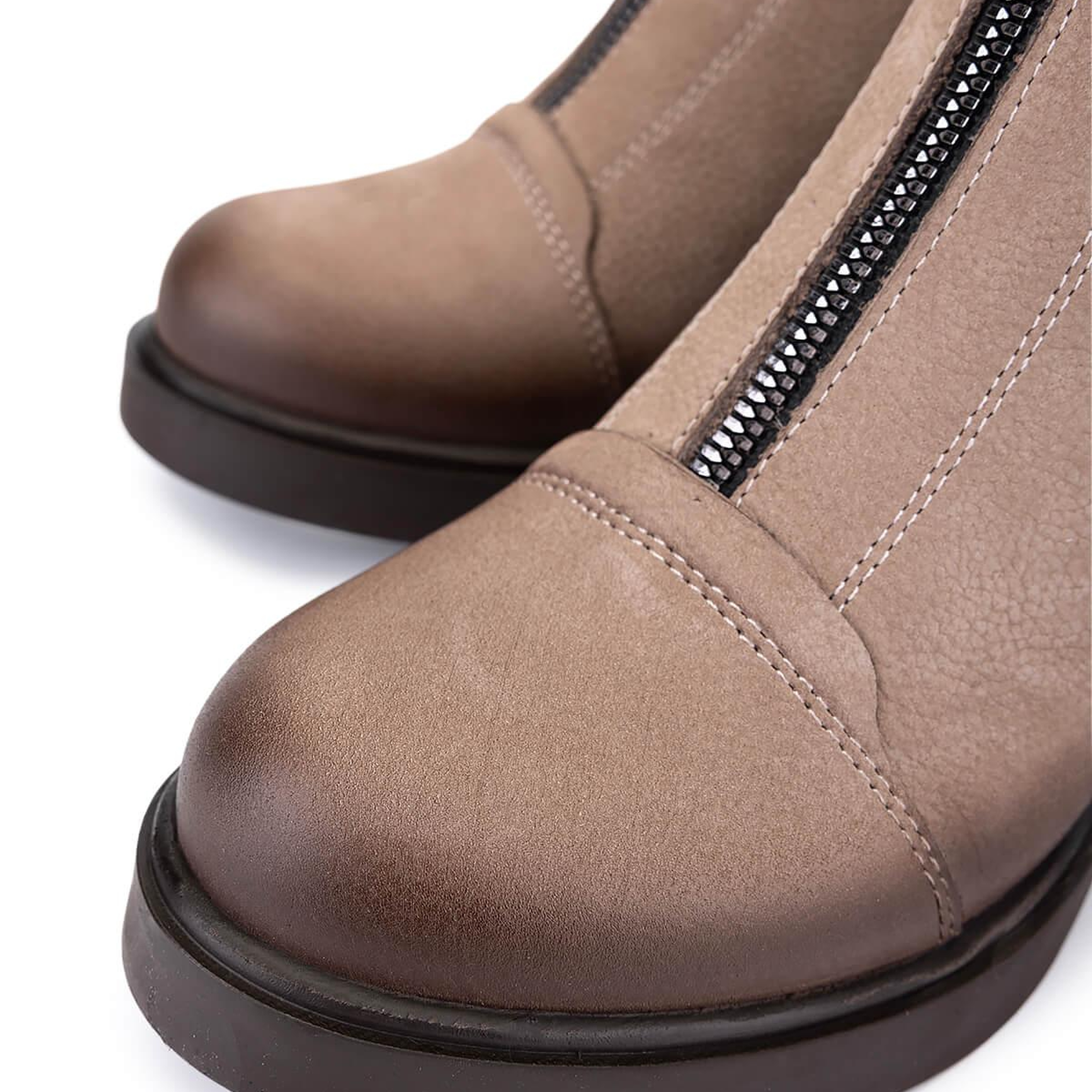 Tamer Tanca Kadın Hakiki Deri Vizon Nubuk Casual Bot