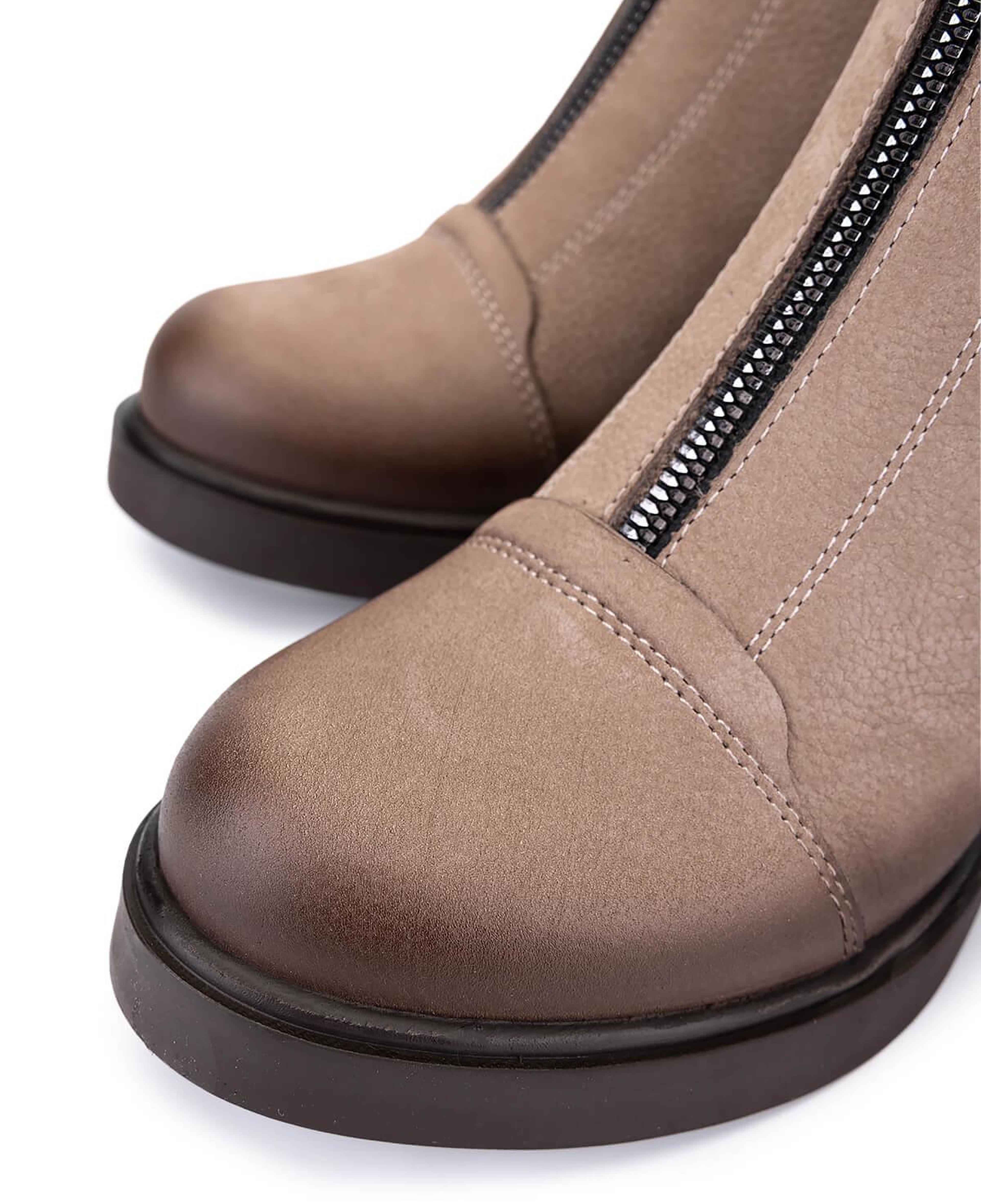 Tamer Tanca Kadın Hakiki Deri Vizon Nubuk Casual Bot