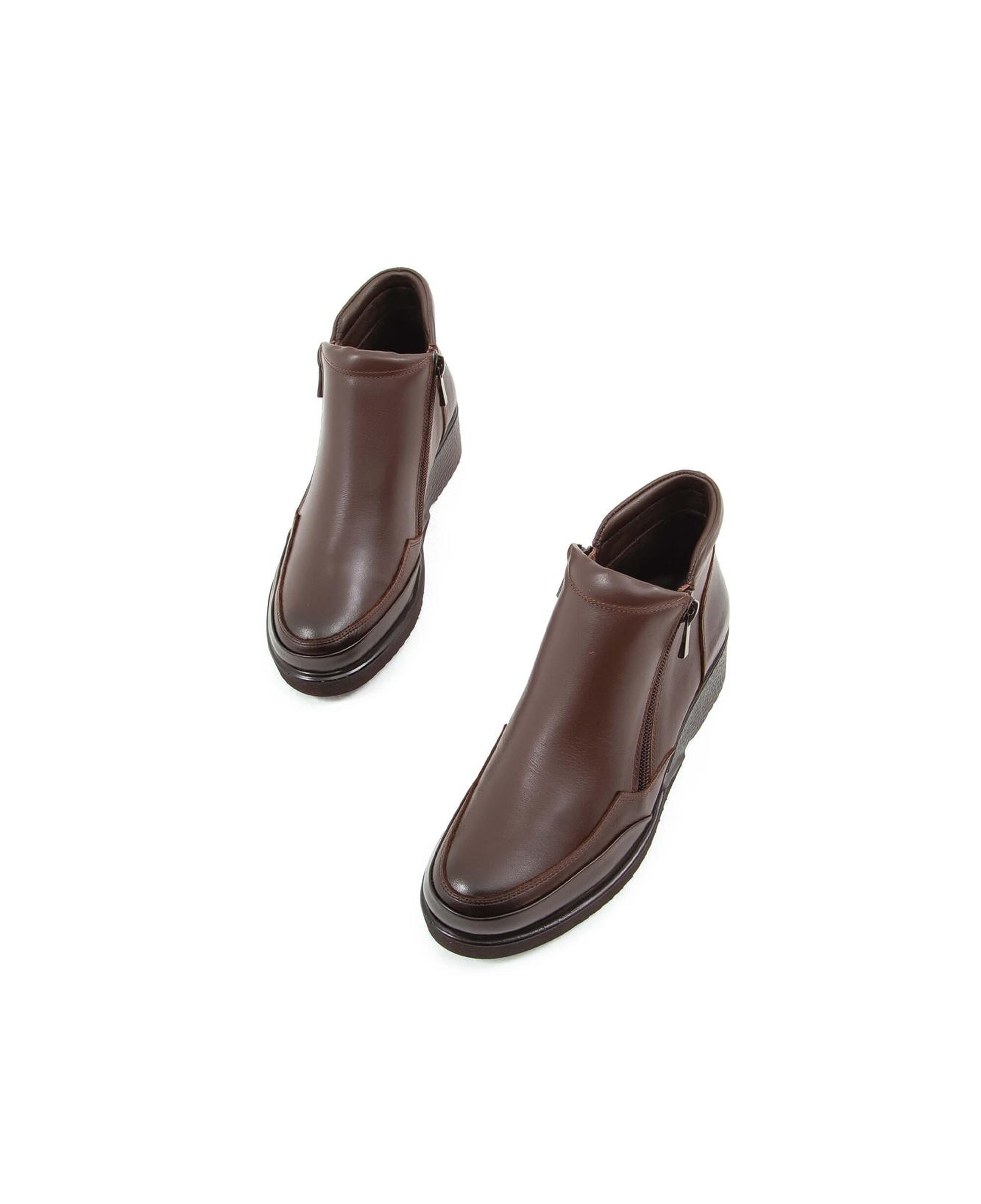 Tamer Tanca Kadın Hakiki Deri Kahverengi Comfort Bot