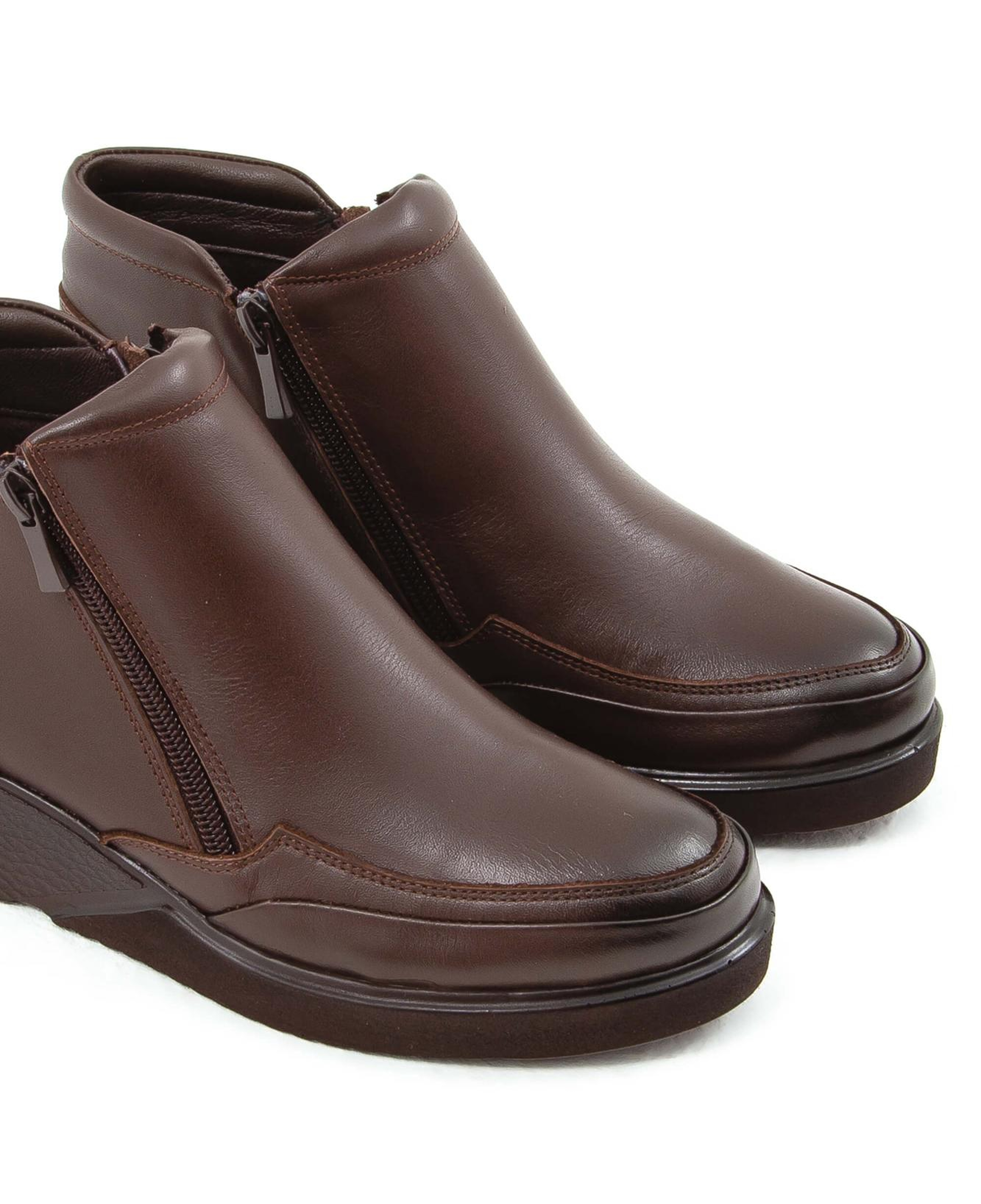 Tamer Tanca Kadın Hakiki Deri Kahverengi Comfort Bot