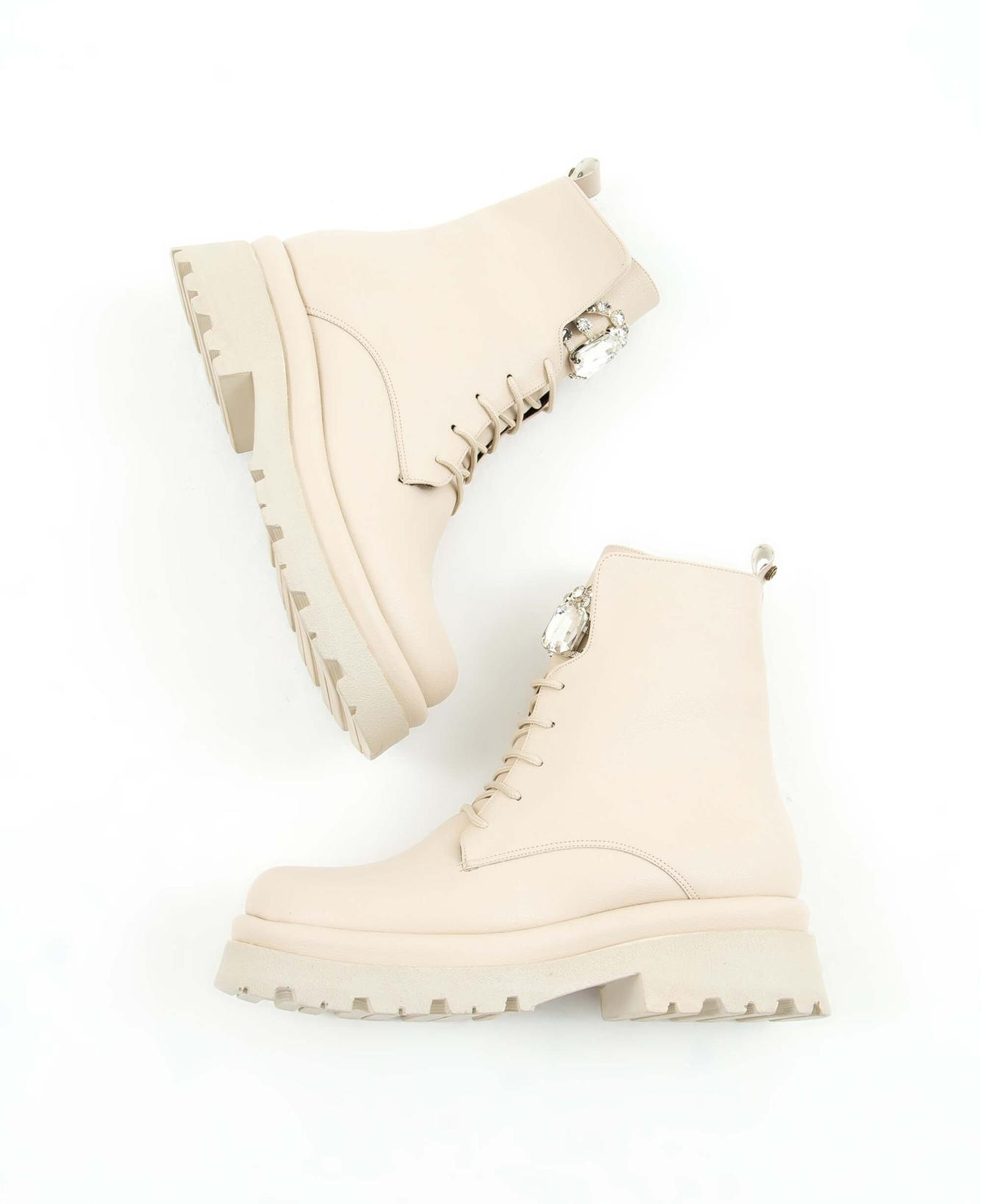 Tamer Tanca Kadın Vegan Bej Casual Bot