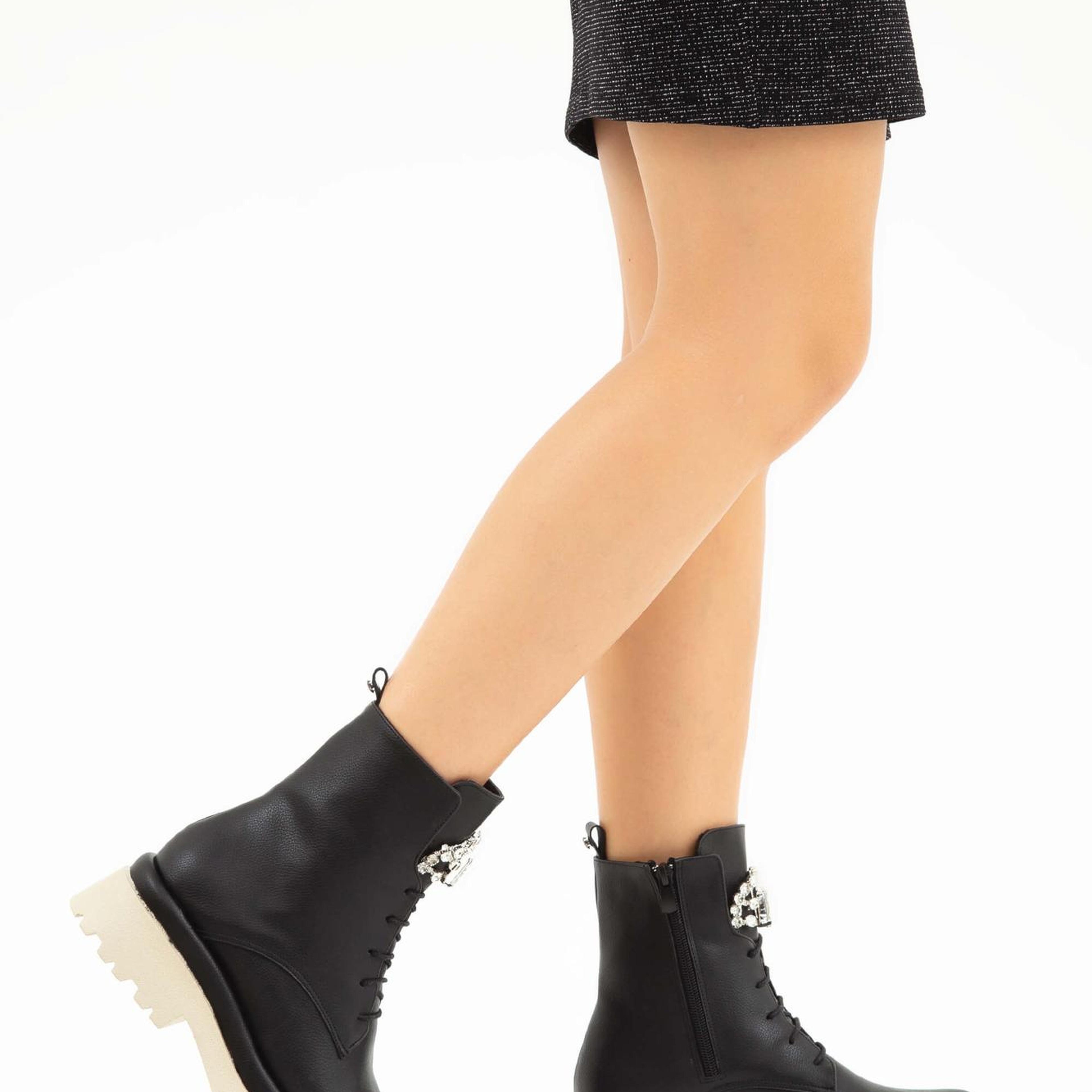 Tamer Tanca Kadın Vegan Siyah Casual Bot