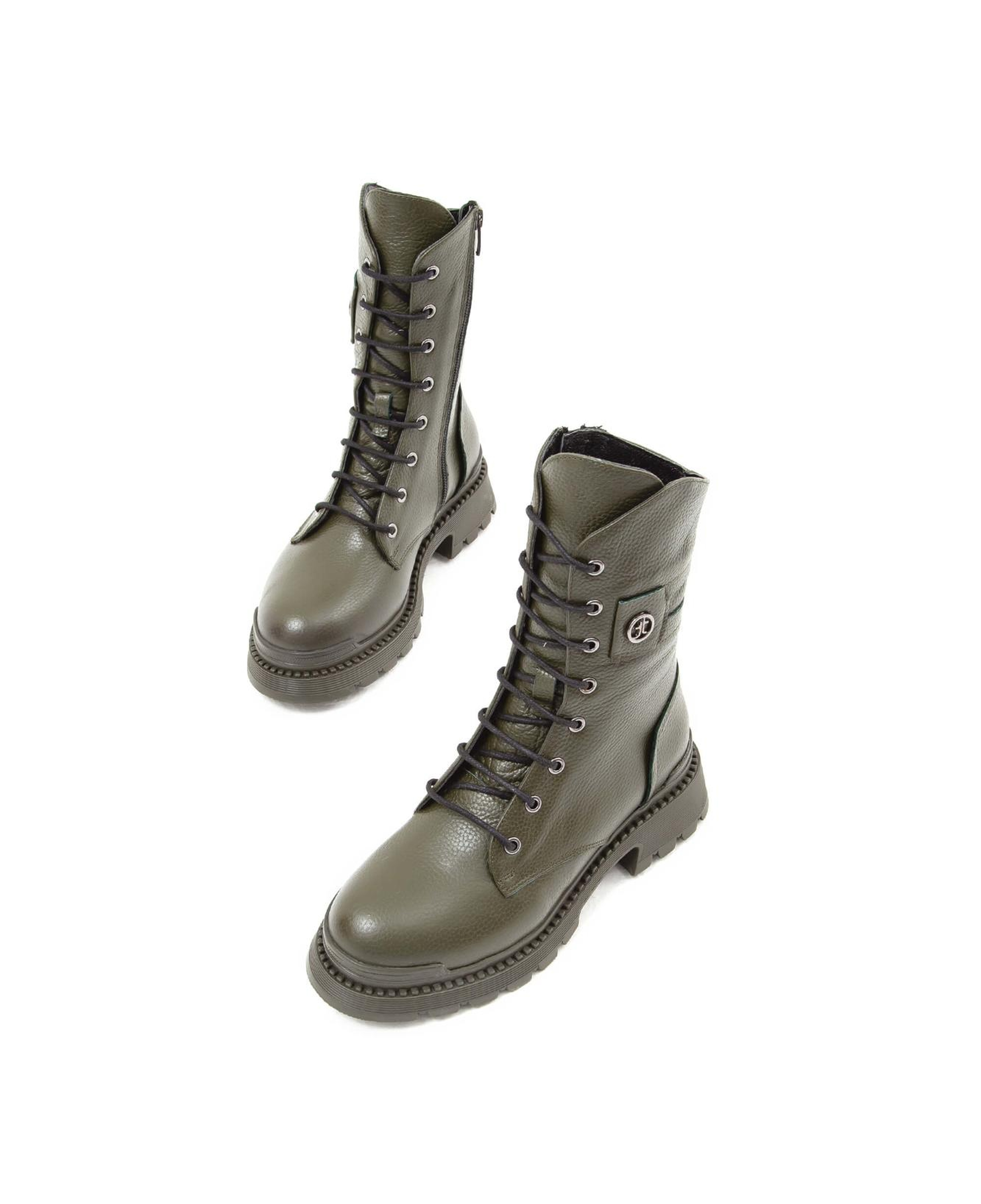 Tamer Tanca Kadın Hakiki Deri Yeşil Casual Bot