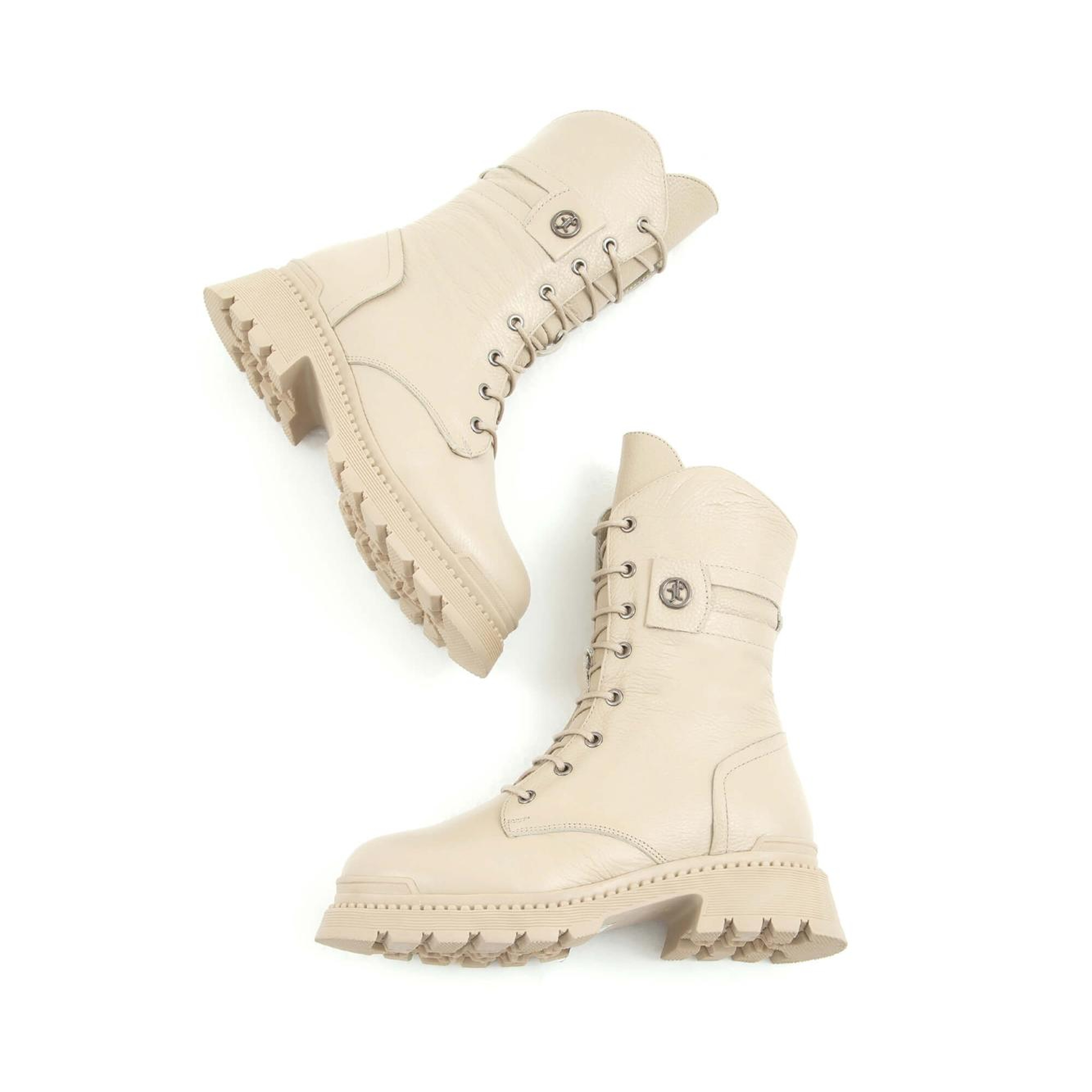 Tamer Tanca Kadın Hakiki Deri Bej Günlük Bot