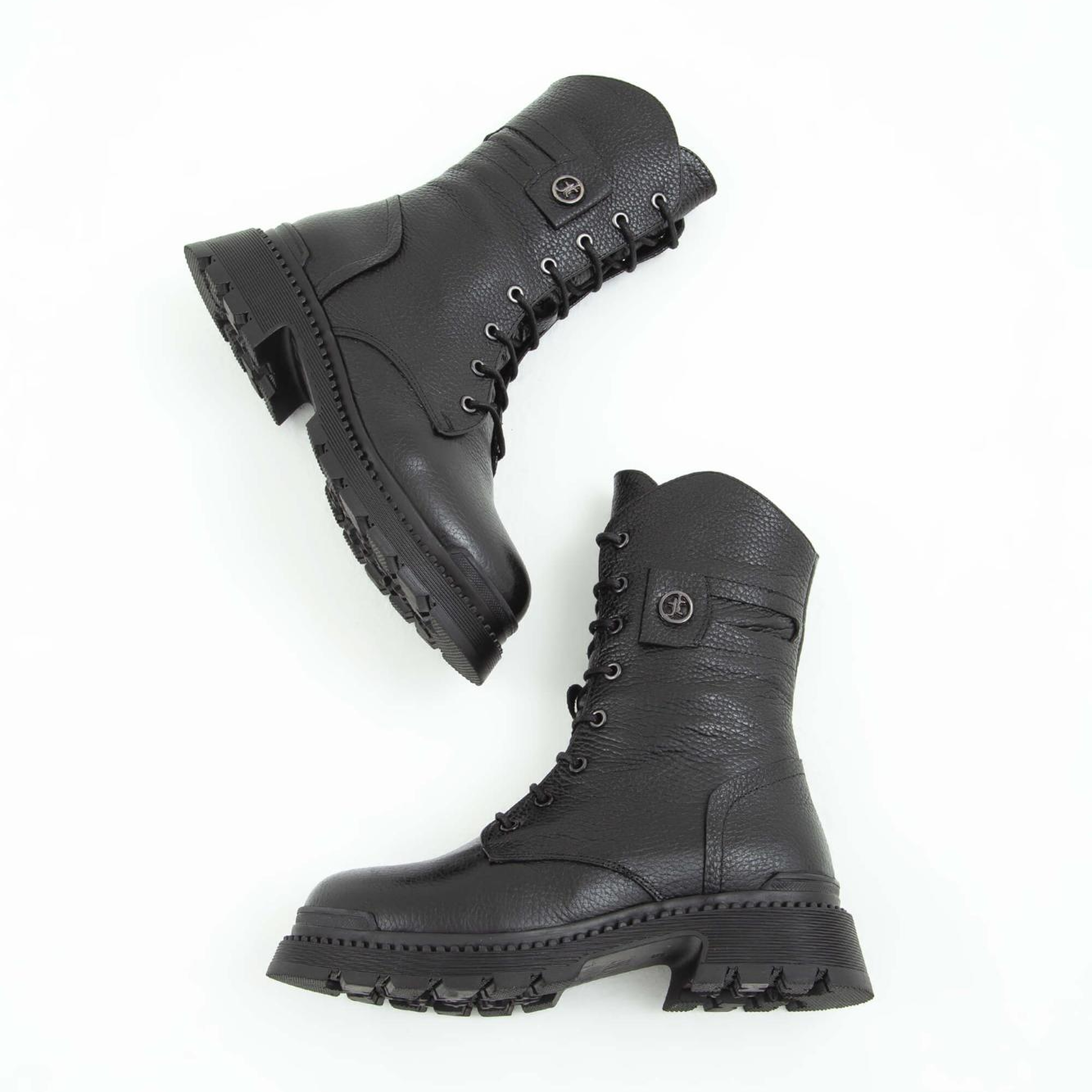 Tamer Tanca Kadın Hakiki Deri Siyah Günlük Bot