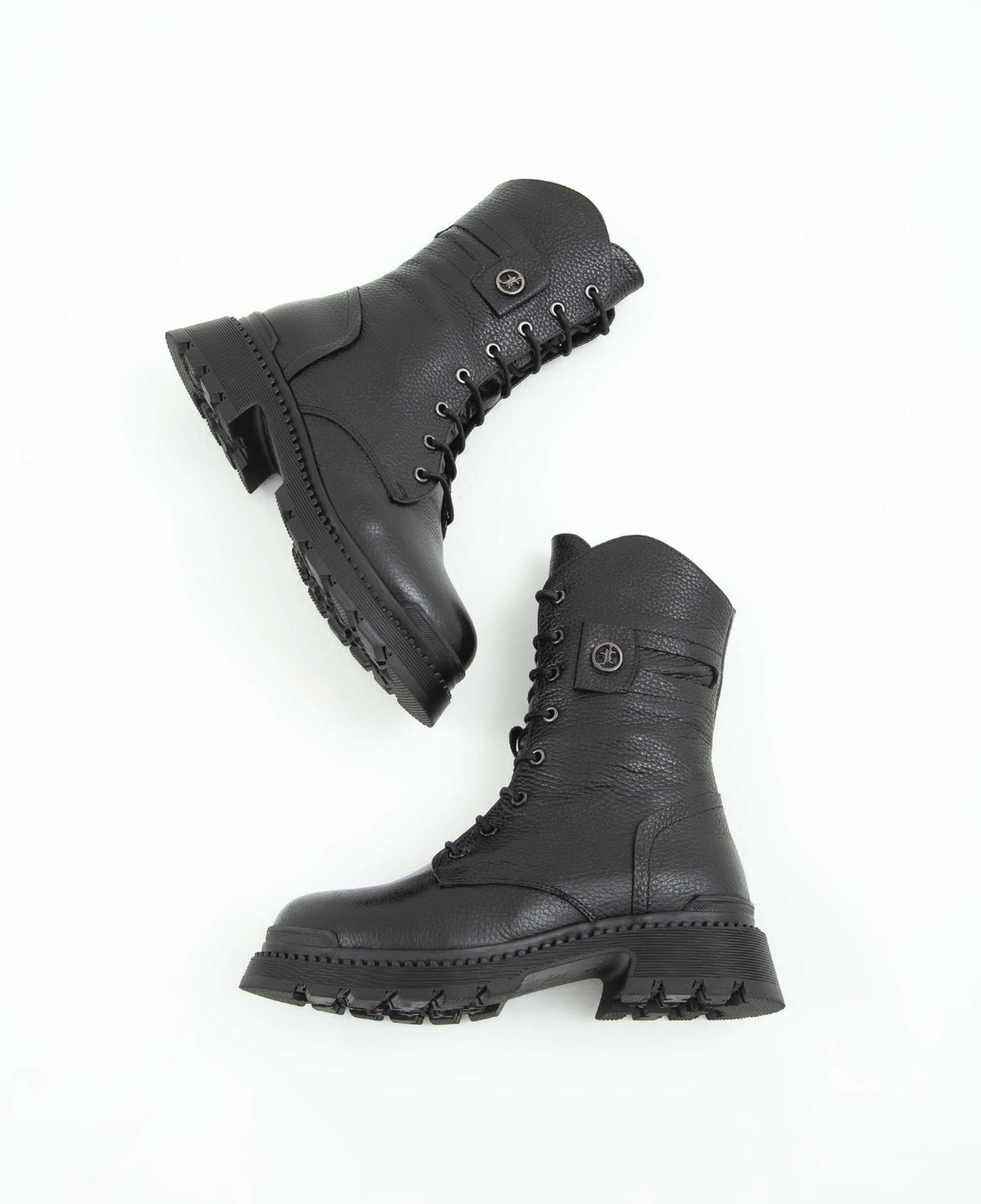 Tamer Tanca Kadın Hakiki Deri Siyah Günlük Bot