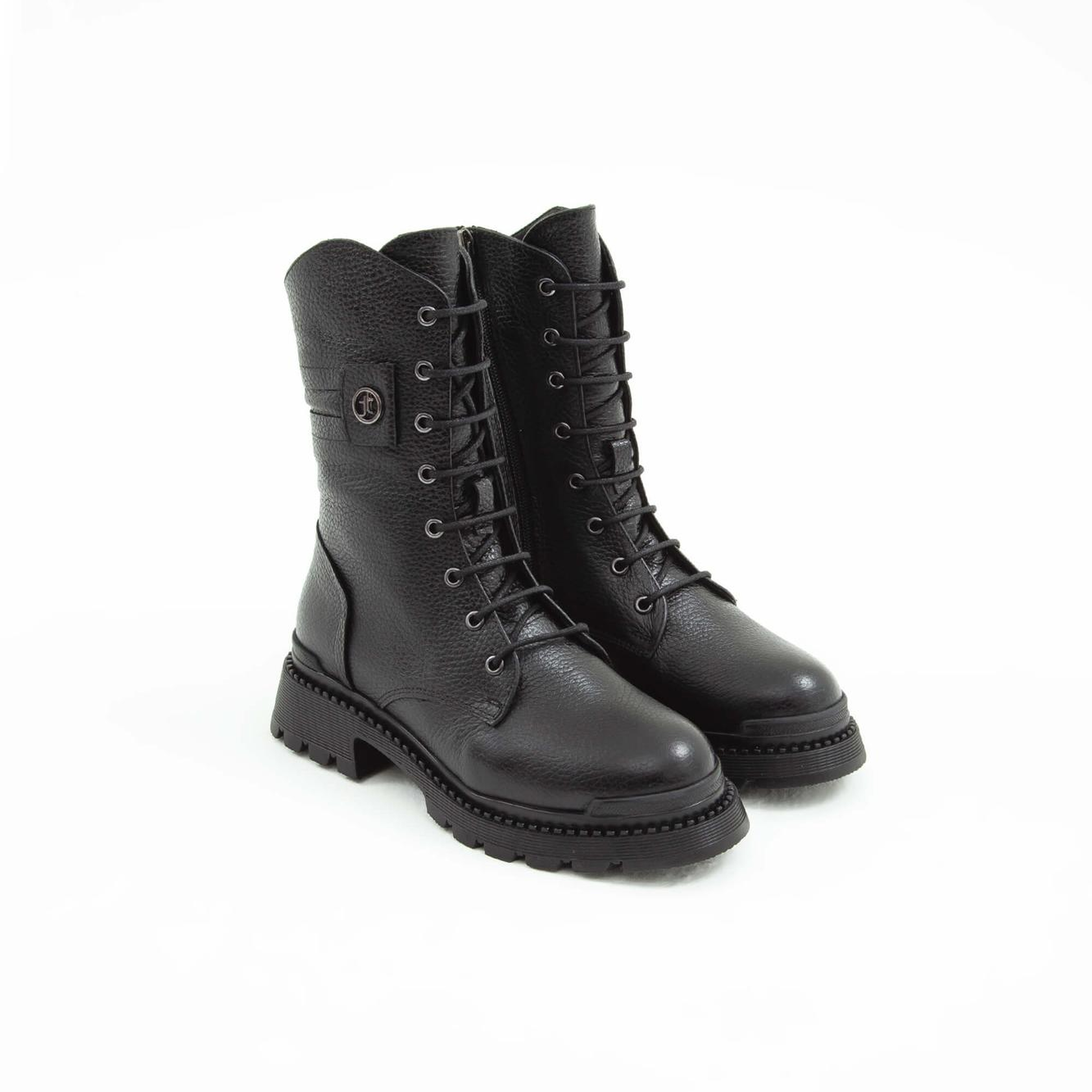 Tamer Tanca Kadın Hakiki Deri Siyah Günlük Bot