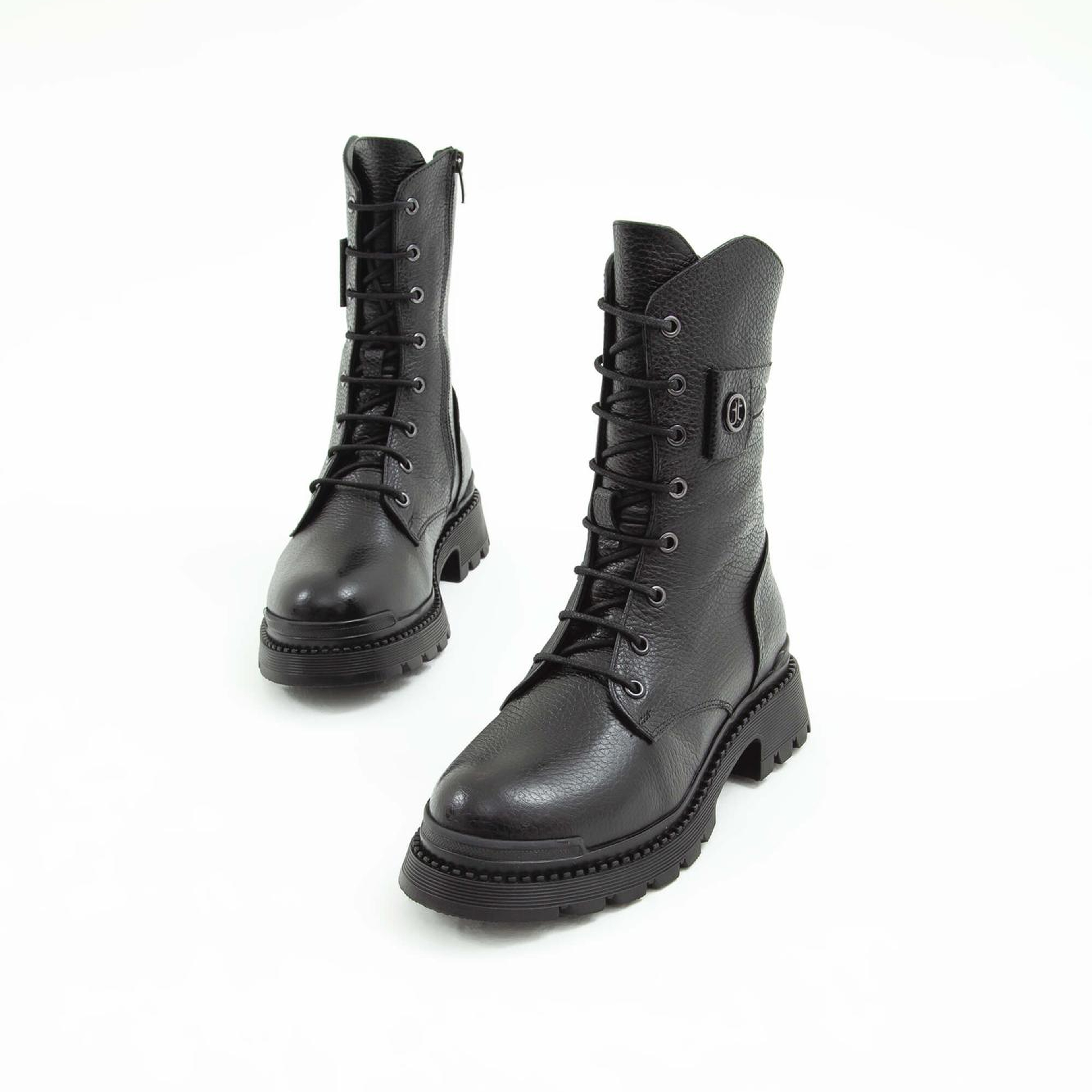 Tamer Tanca Kadın Hakiki Deri Siyah Günlük Bot