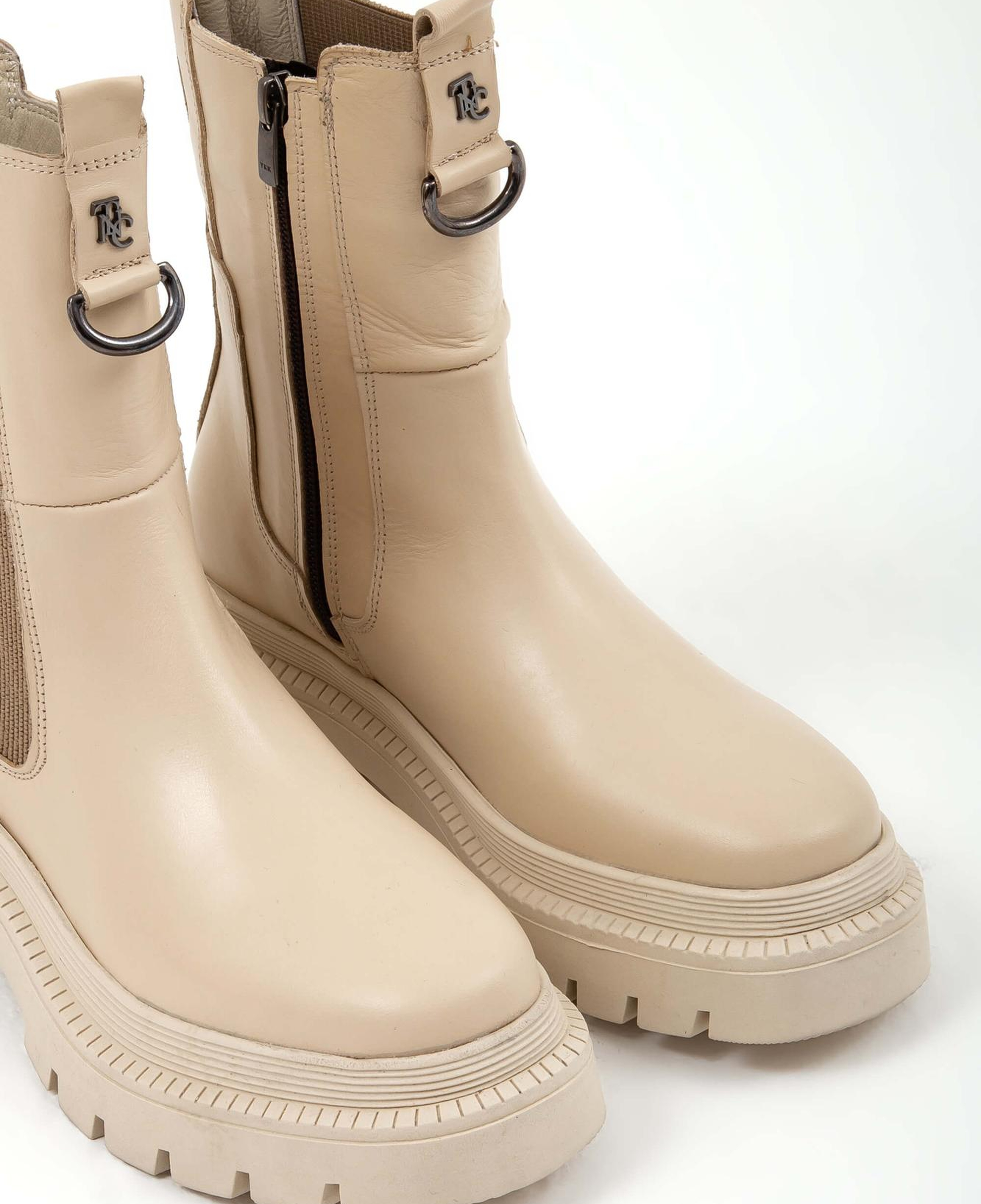 Tamer Tanca Kadın Hakiki Deri Bej Günlük Bot