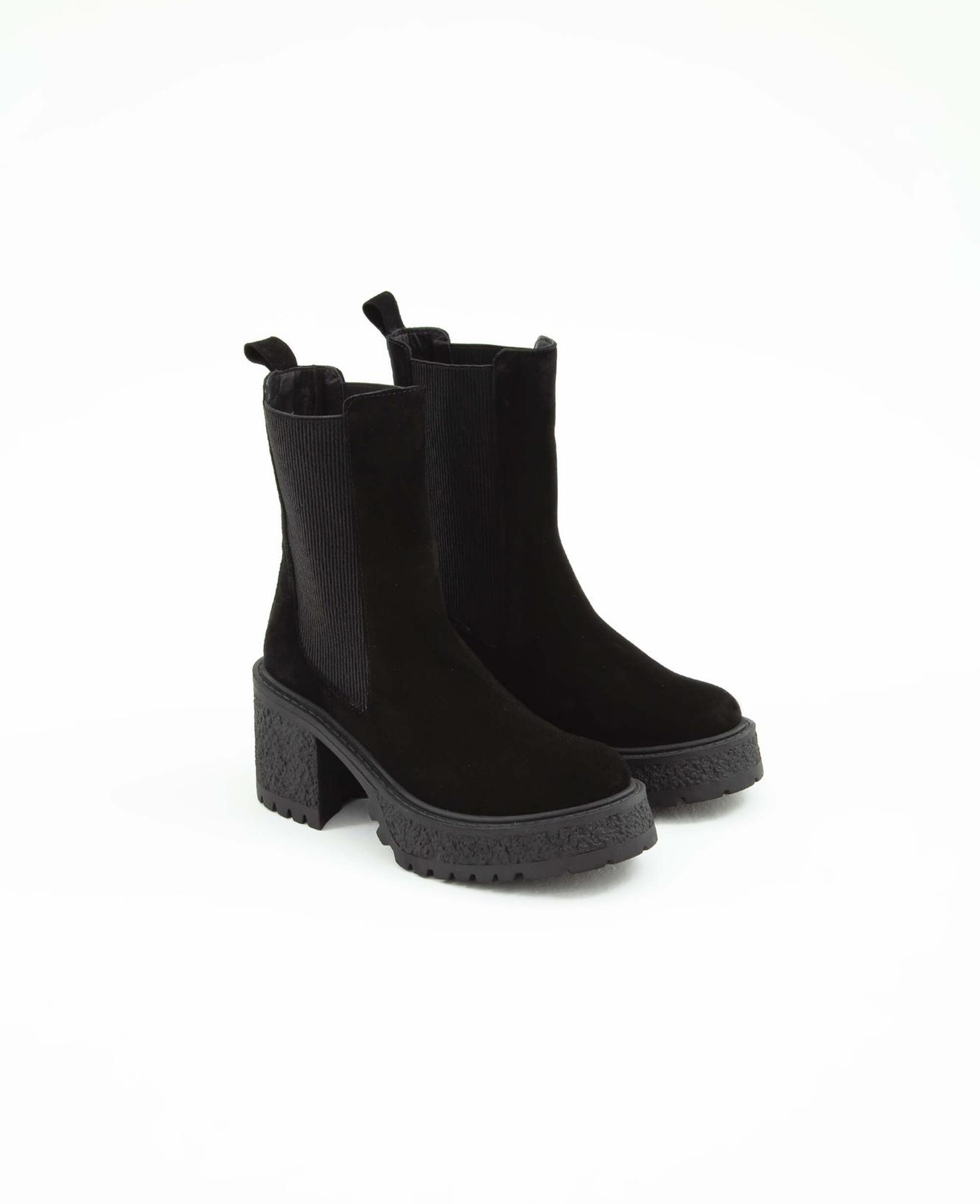 Tamer Tanca Kadın Hakiki Deri Siyah Süet Casual Bot