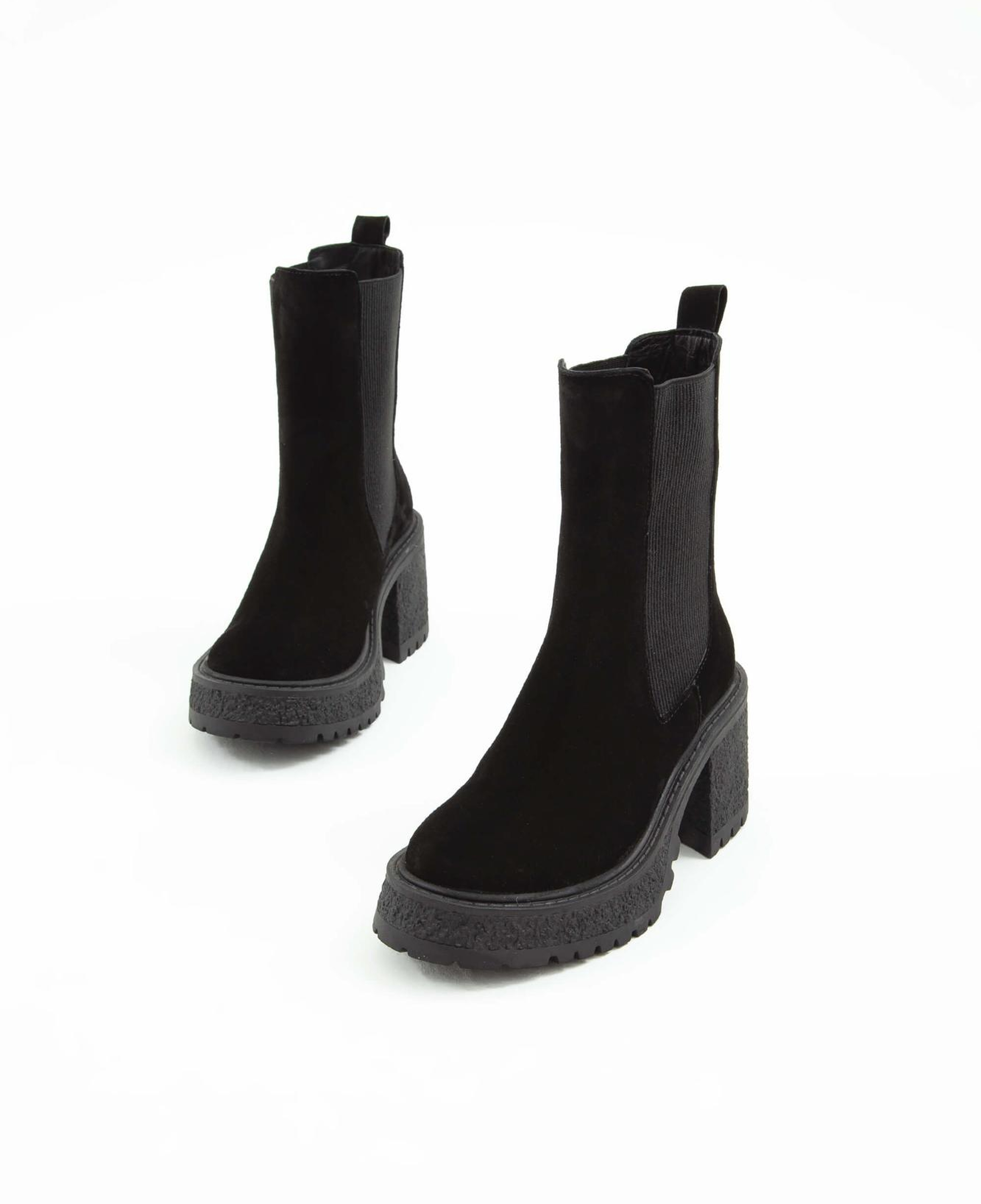 Tamer Tanca Kadın Hakiki Deri Siyah Süet Casual Bot