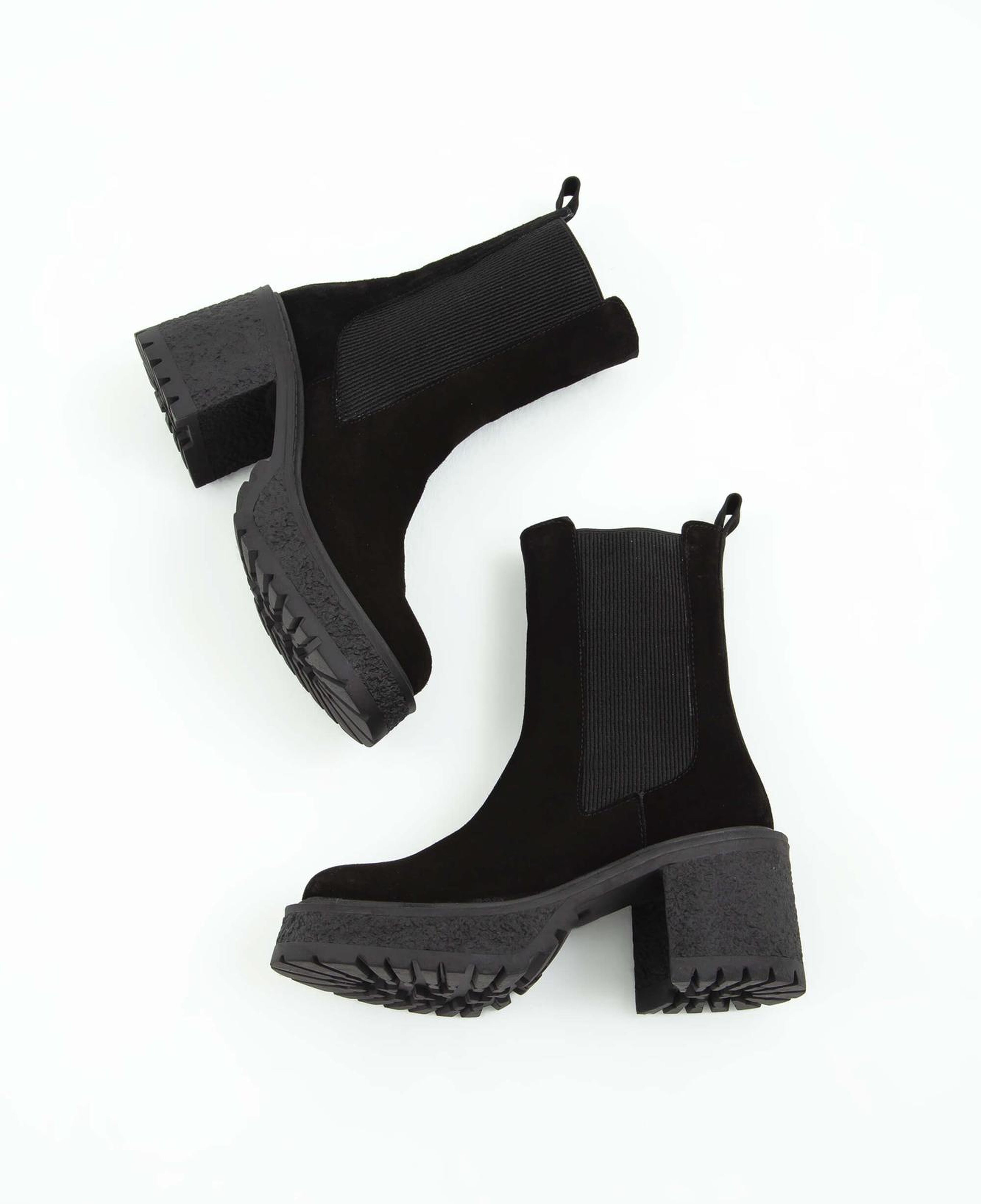 Tamer Tanca Kadın Hakiki Deri Siyah Süet Casual Bot