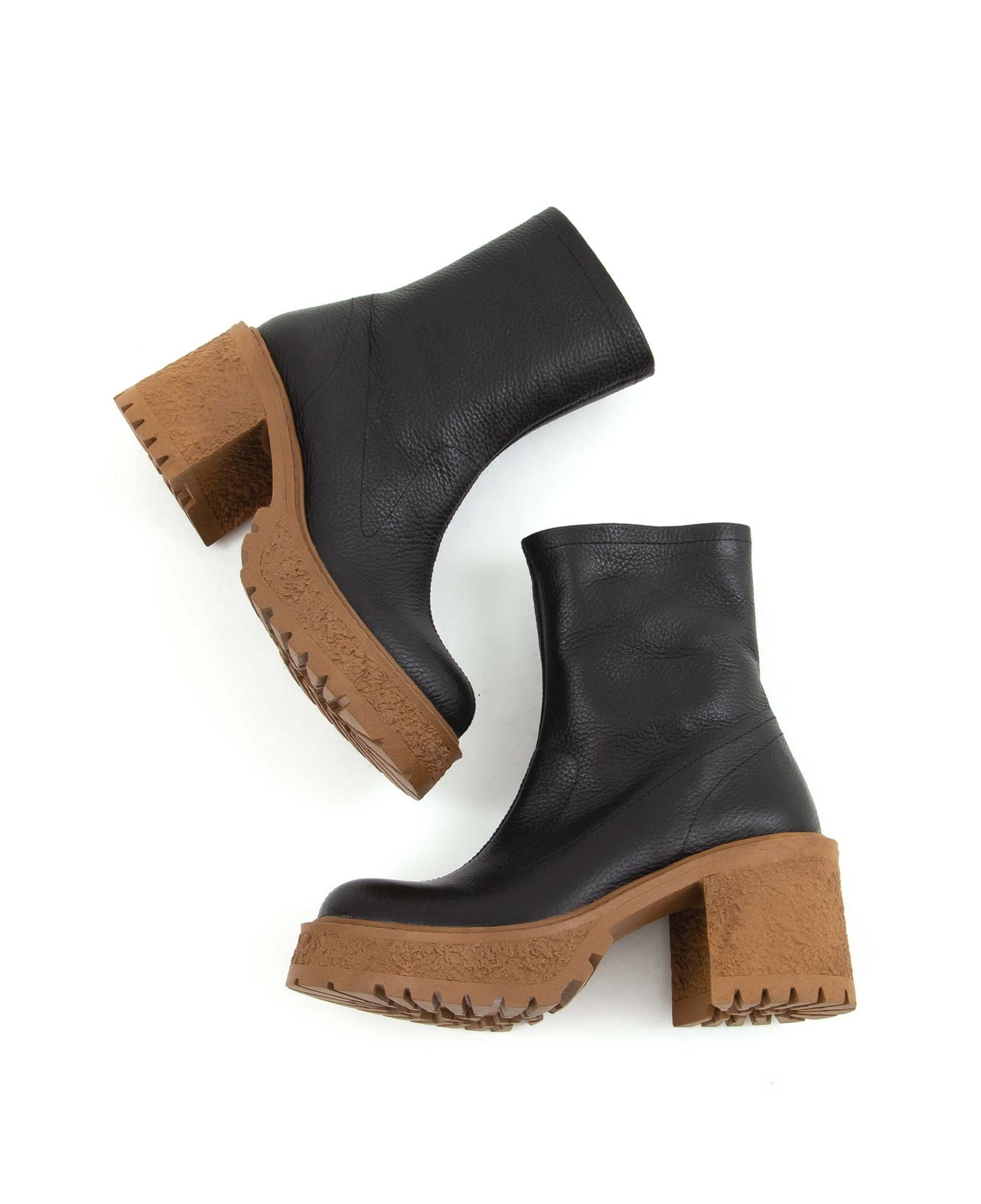 Tamer Tanca Kadın Hakiki Deri Siyah Casual Bot