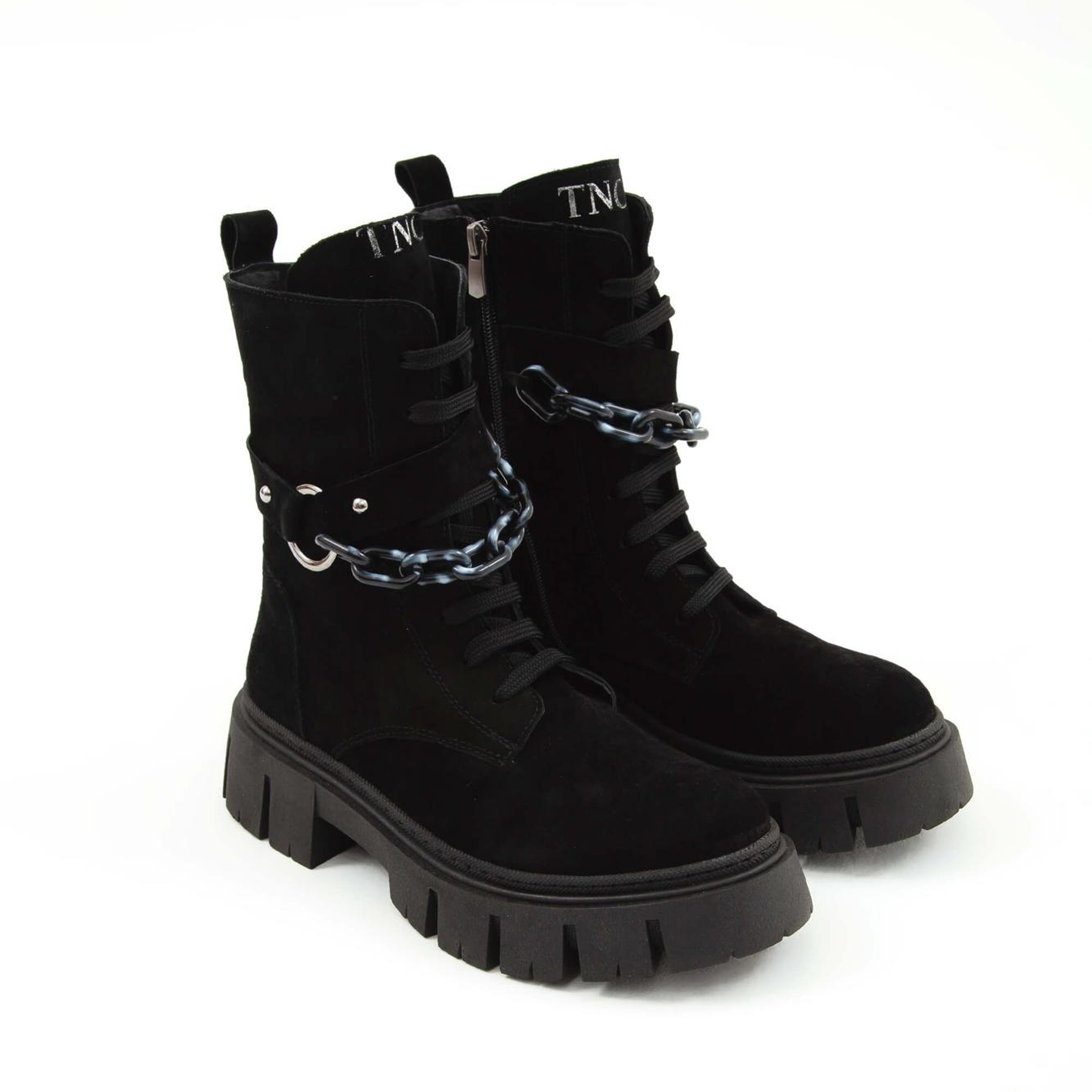 Tamer Tanca Kadın Hakiki Deri Siyah Casual Bot