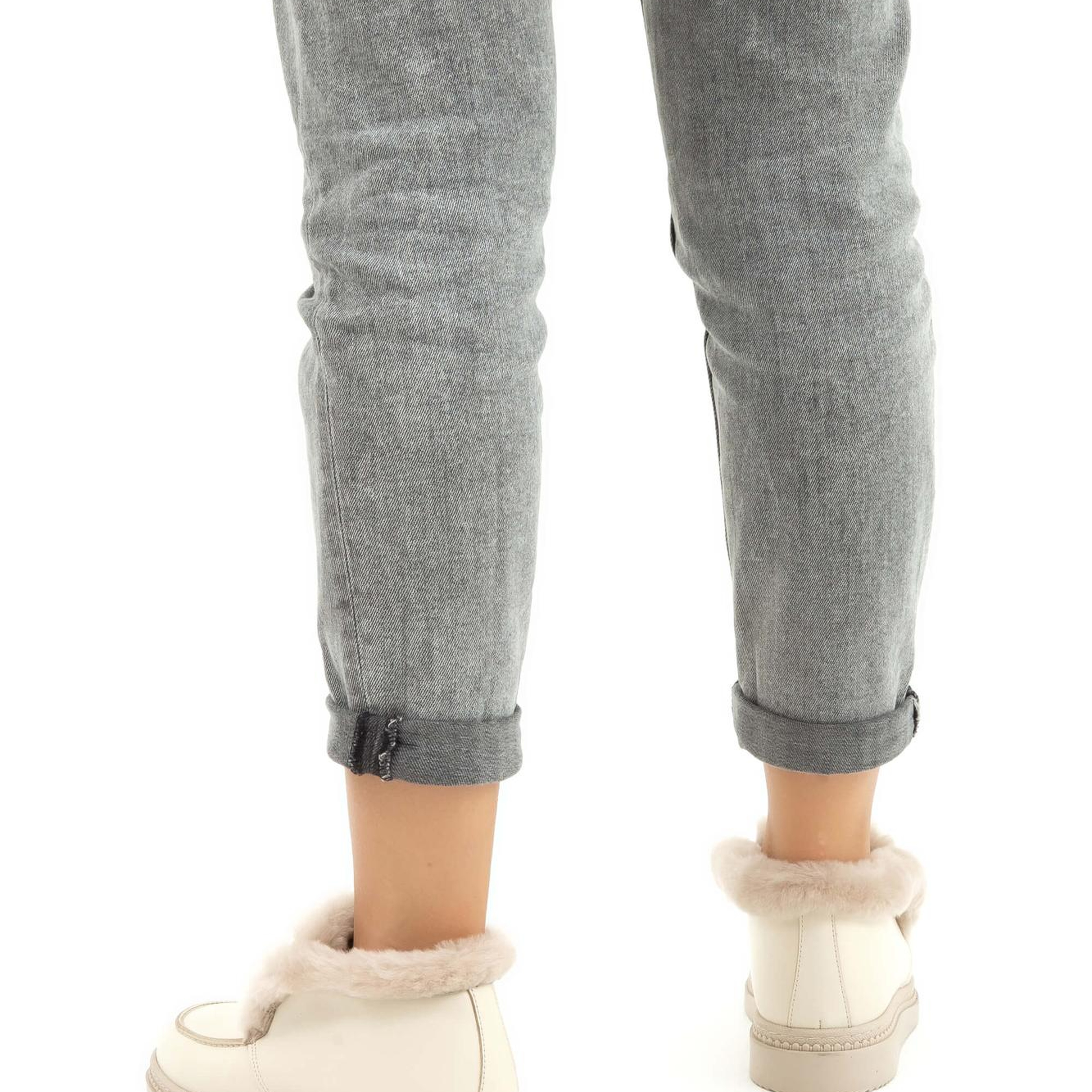 Tamer Tanca Kadın Hakiki Deri Bej Casual Bot