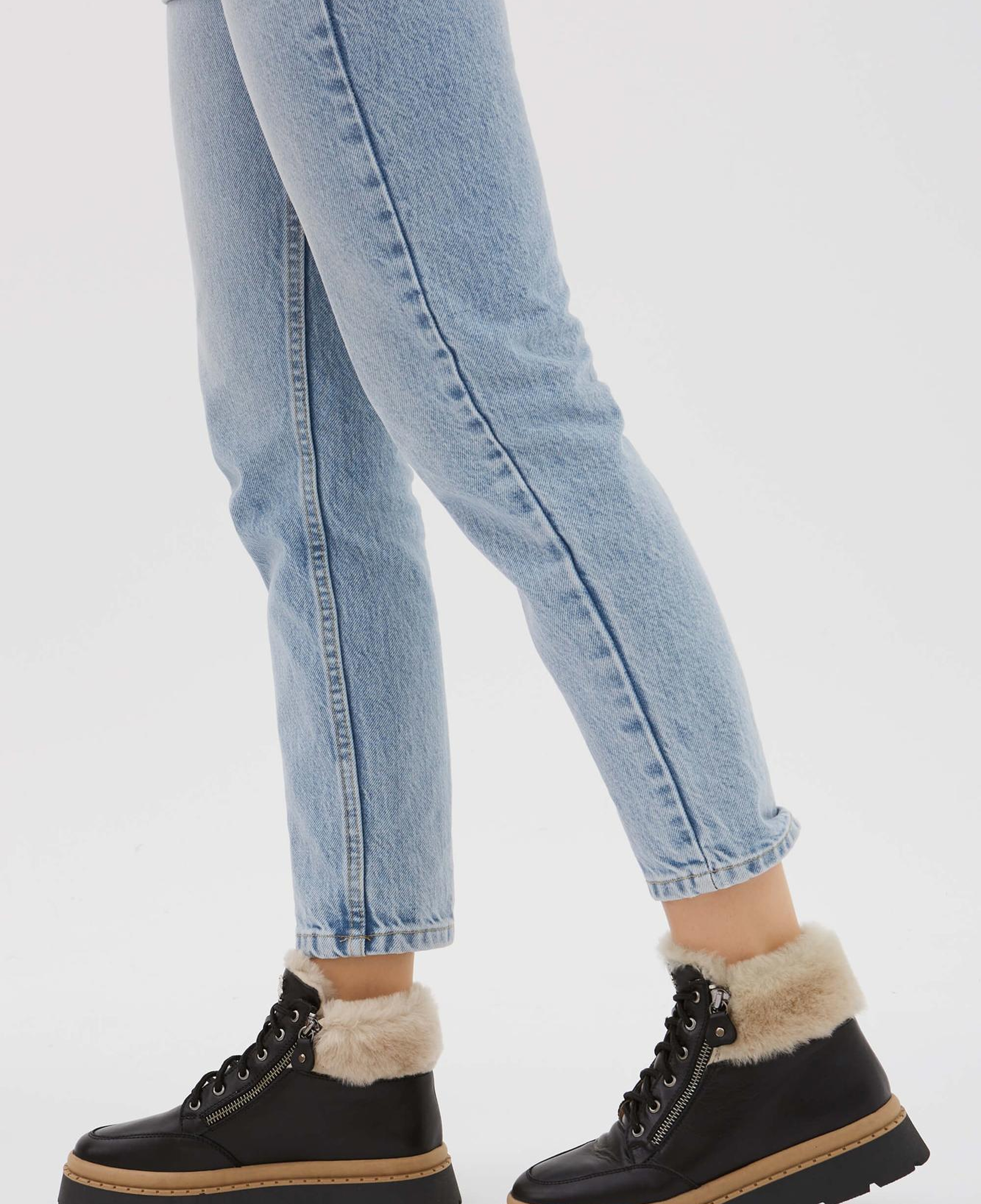 Tamer Tanca Kadın Hakiki Deri Siyah Casual Bot