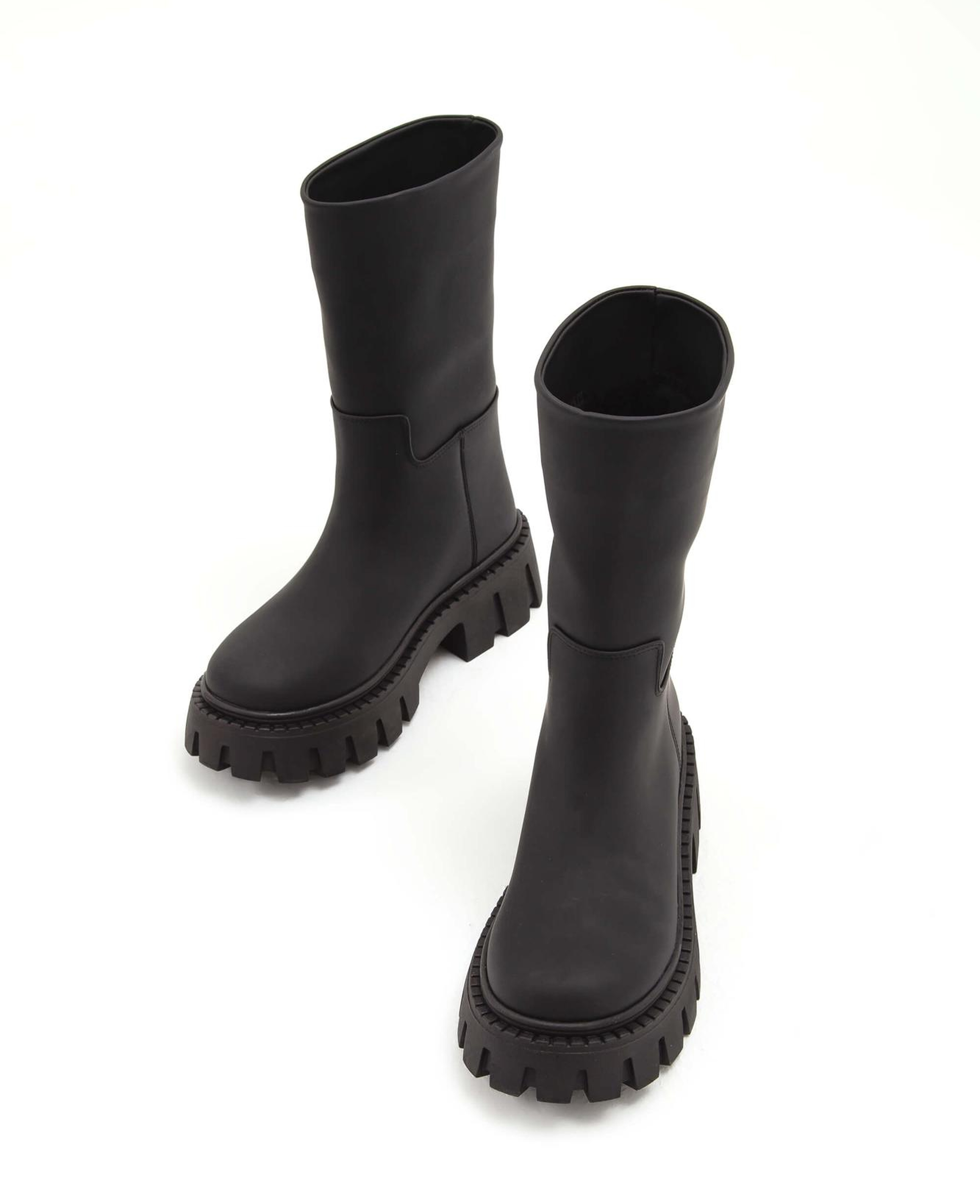 Tamer Tanca Kadın Vegan Siyah Casual Bot