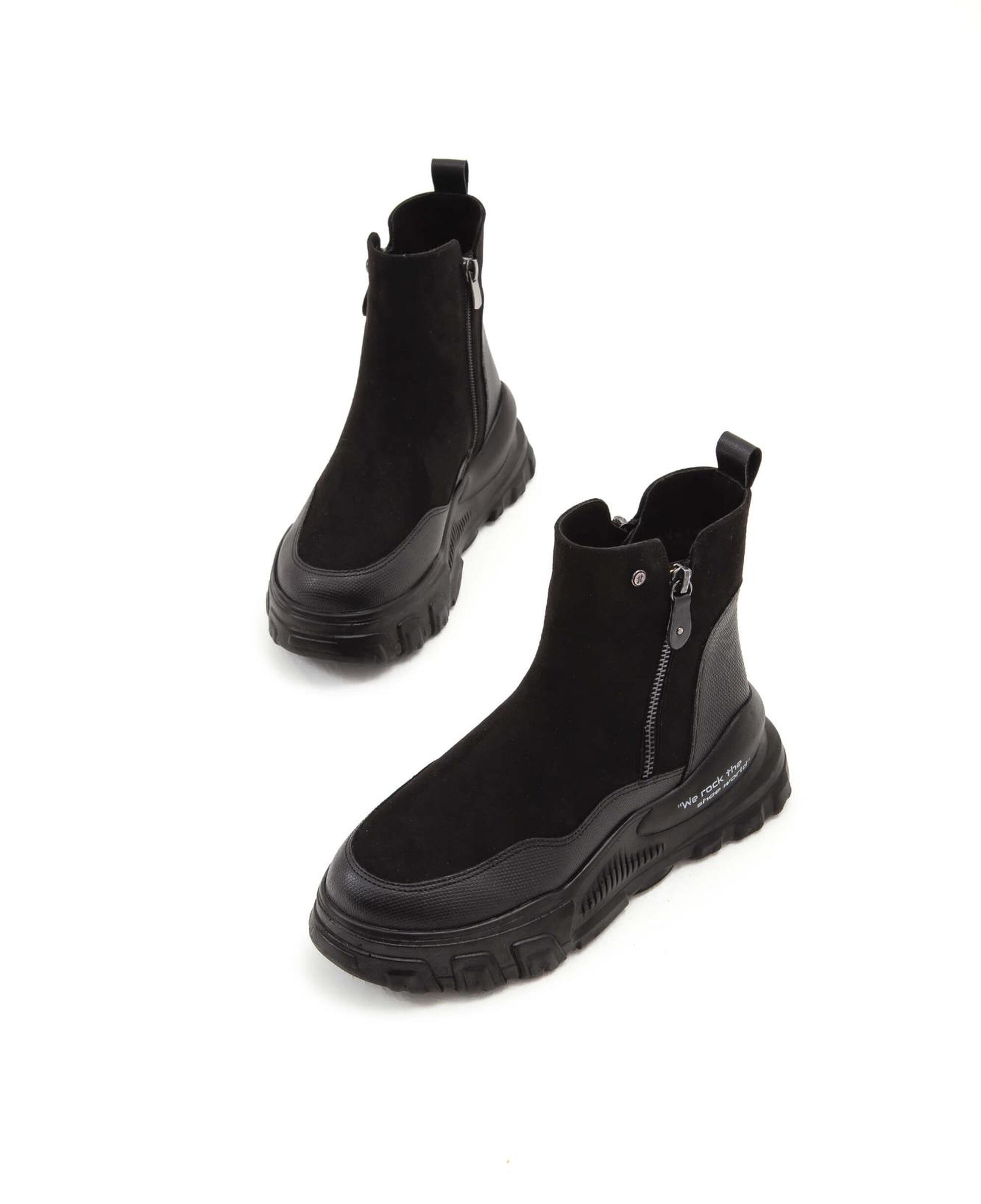 Tamer Tanca Kadın Vegan Siyah Casual Bot