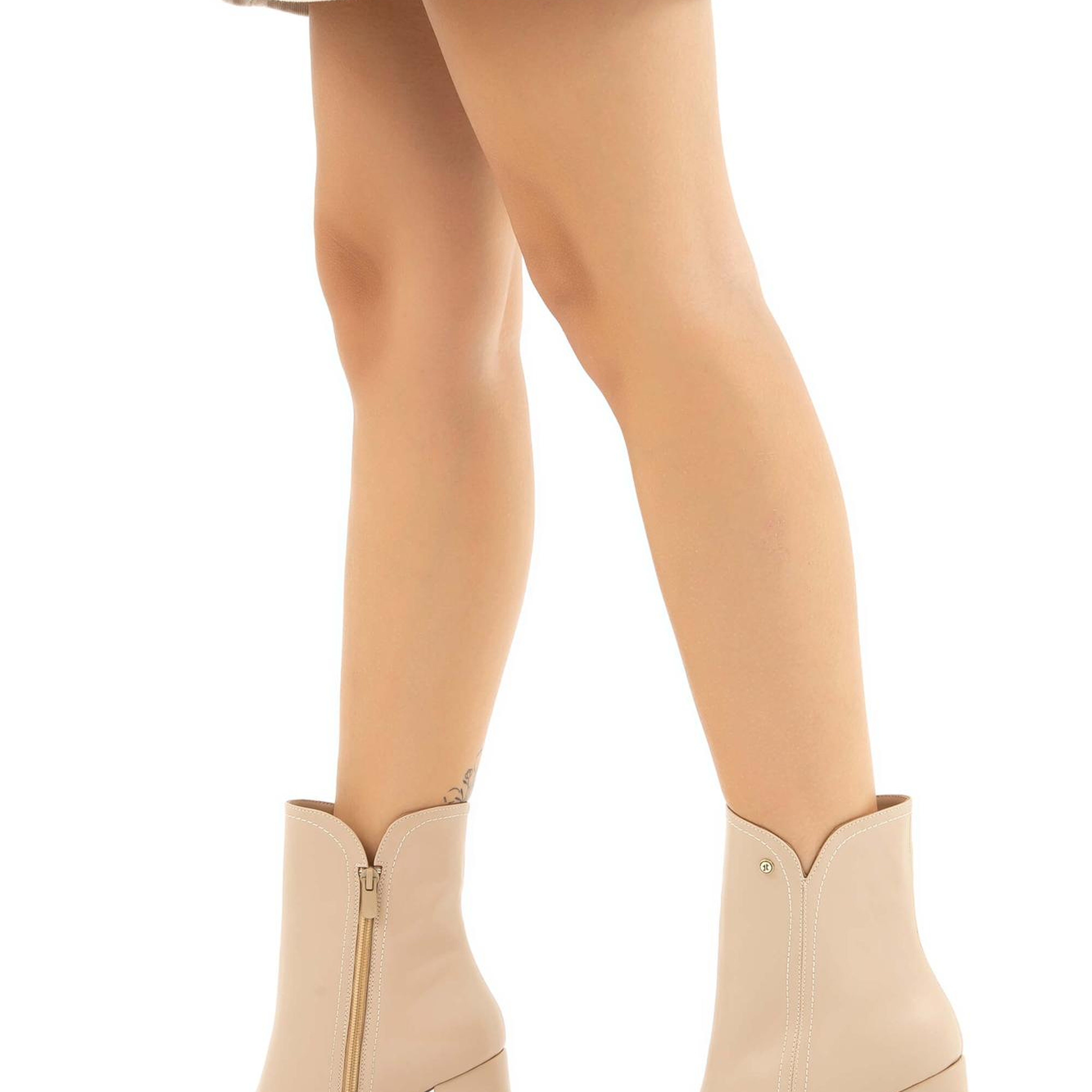 Tamer Tanca Kadın Vegan Bej Casual Bot