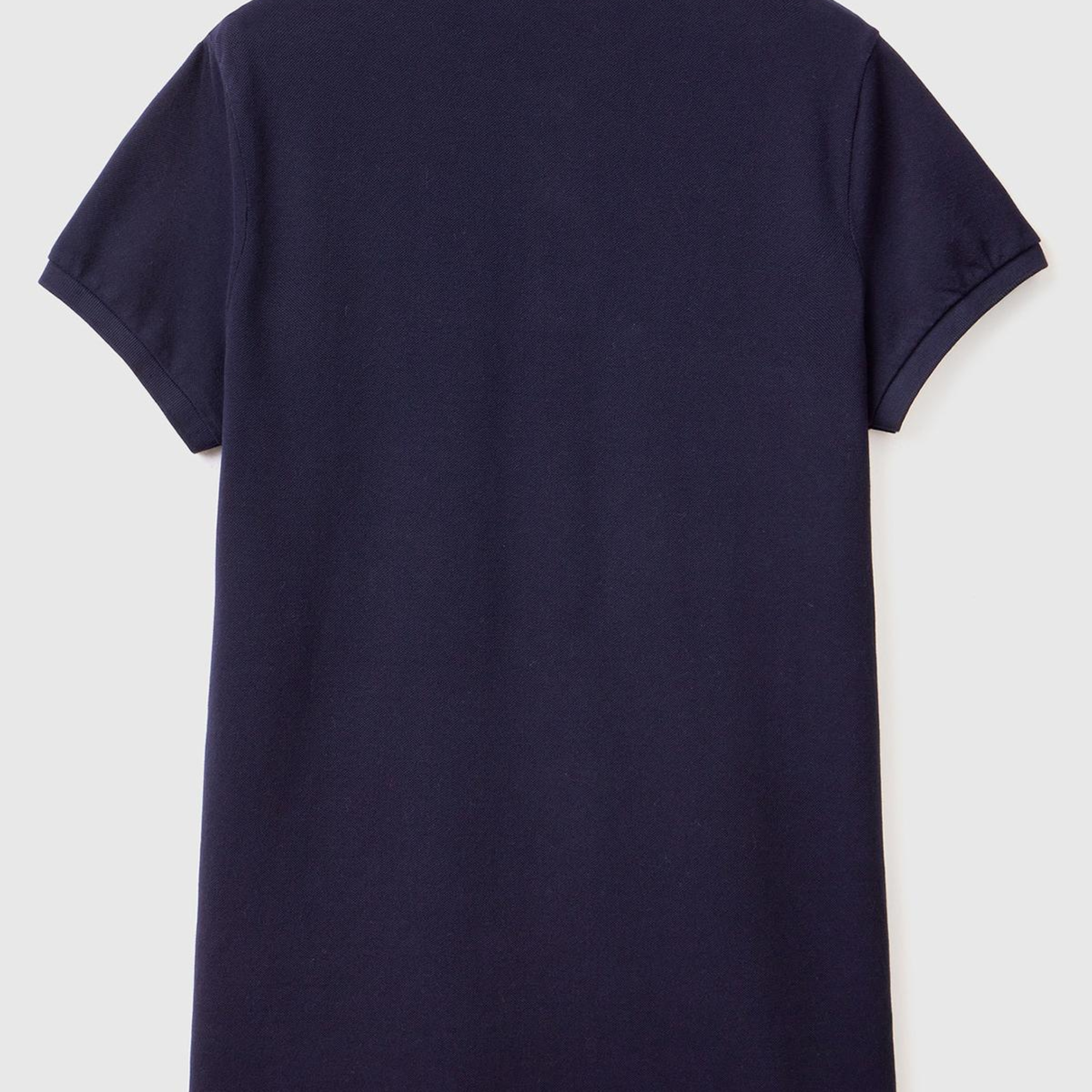 Erkek Koyu Lacivert Slim Fit Kısa Kollu Polo T-Shirt