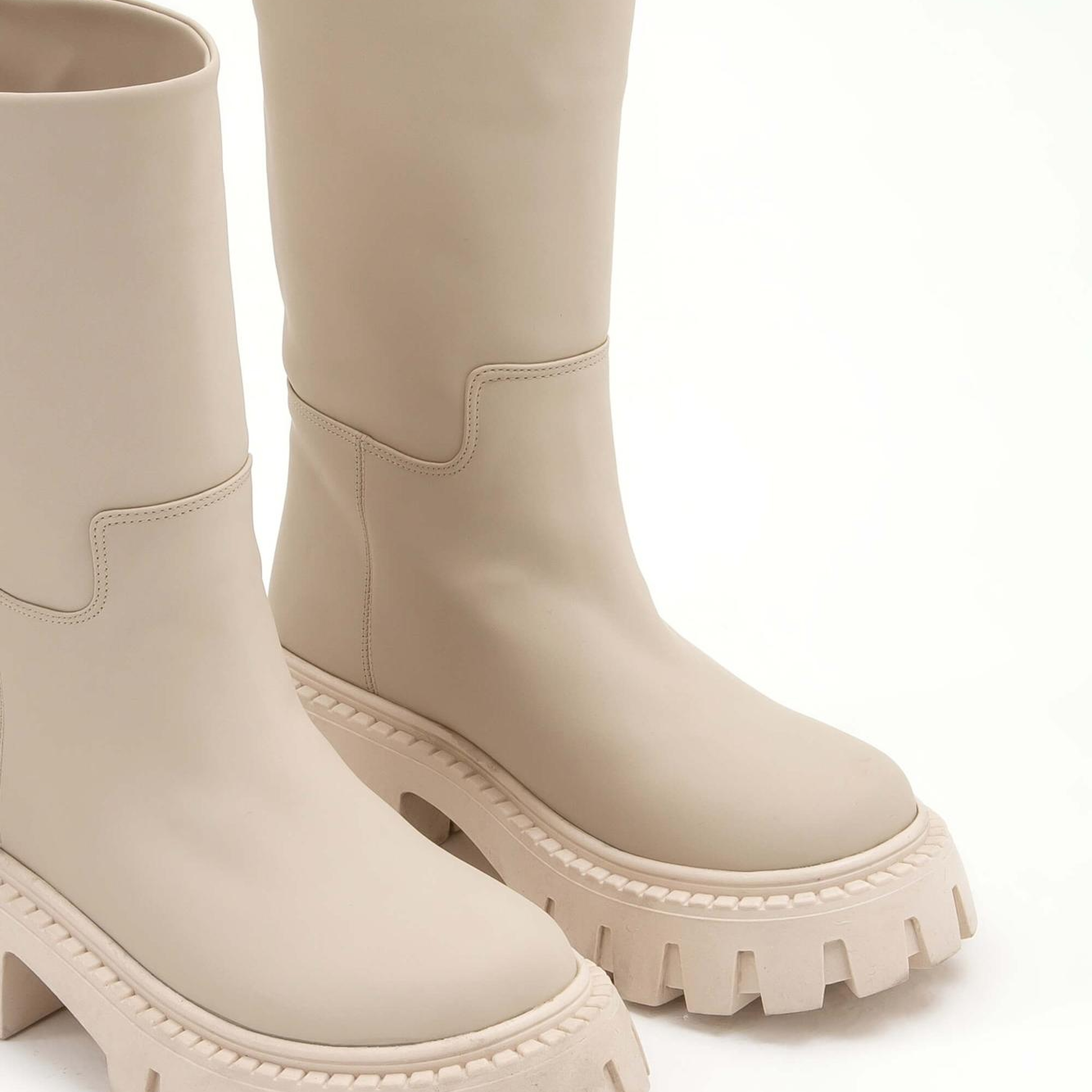 Tamer Tanca Kadın Vegan Bej Casual Bot