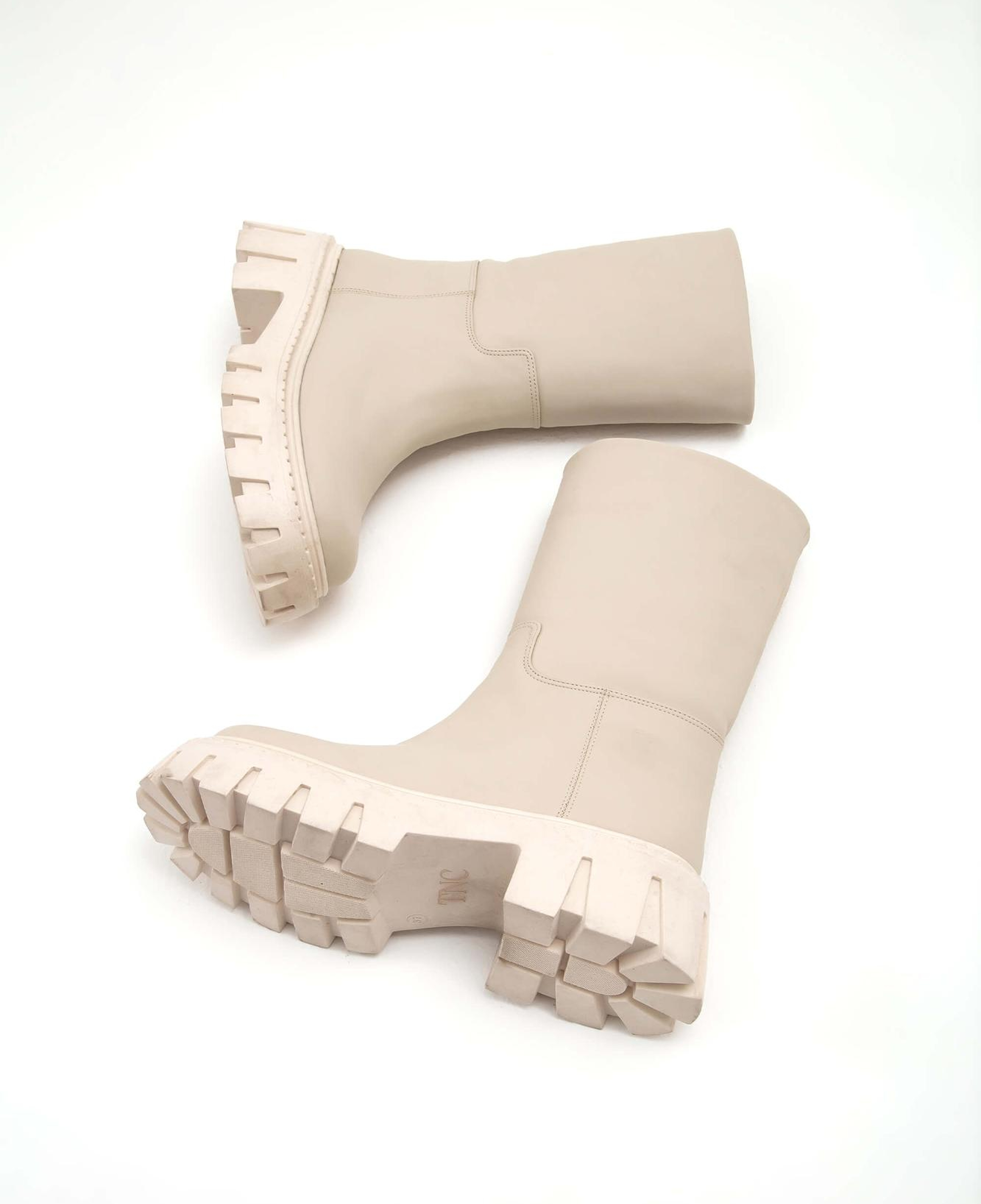 Tamer Tanca Kadın Vegan Bej Casual Bot