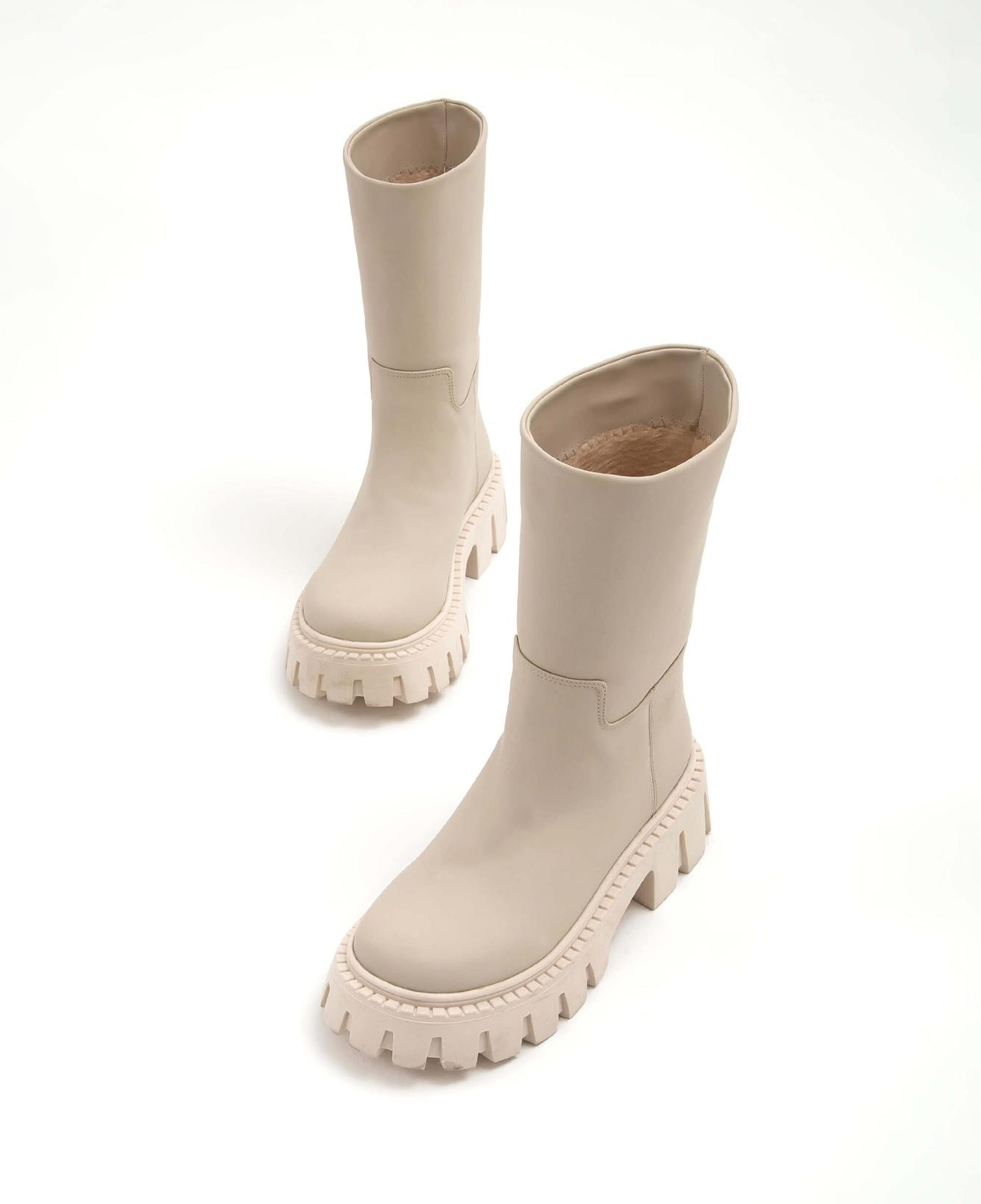 Tamer Tanca Kadın Vegan Bej Casual Bot