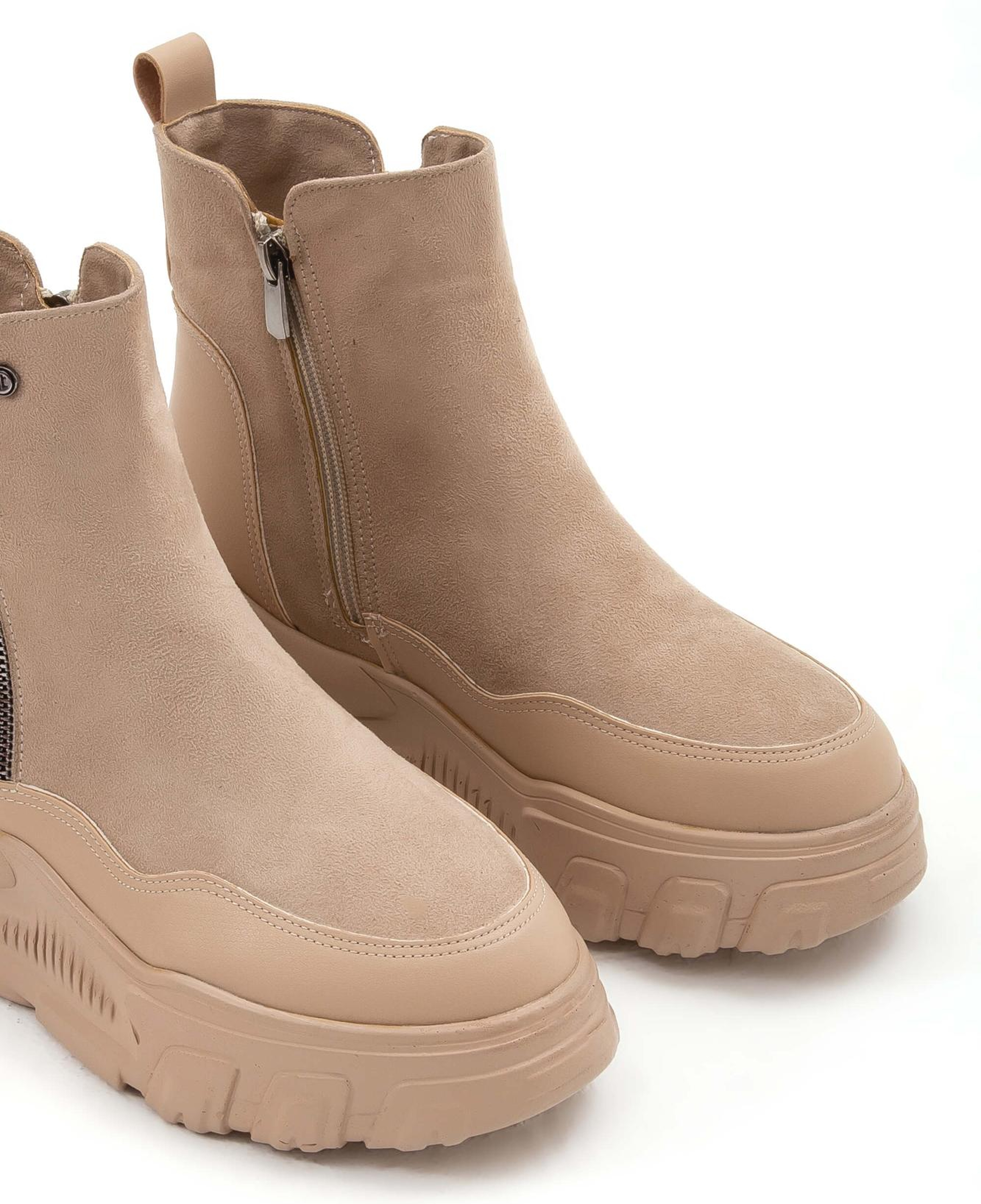 Tamer Tanca Kadın Vegan Bej Casual Bot