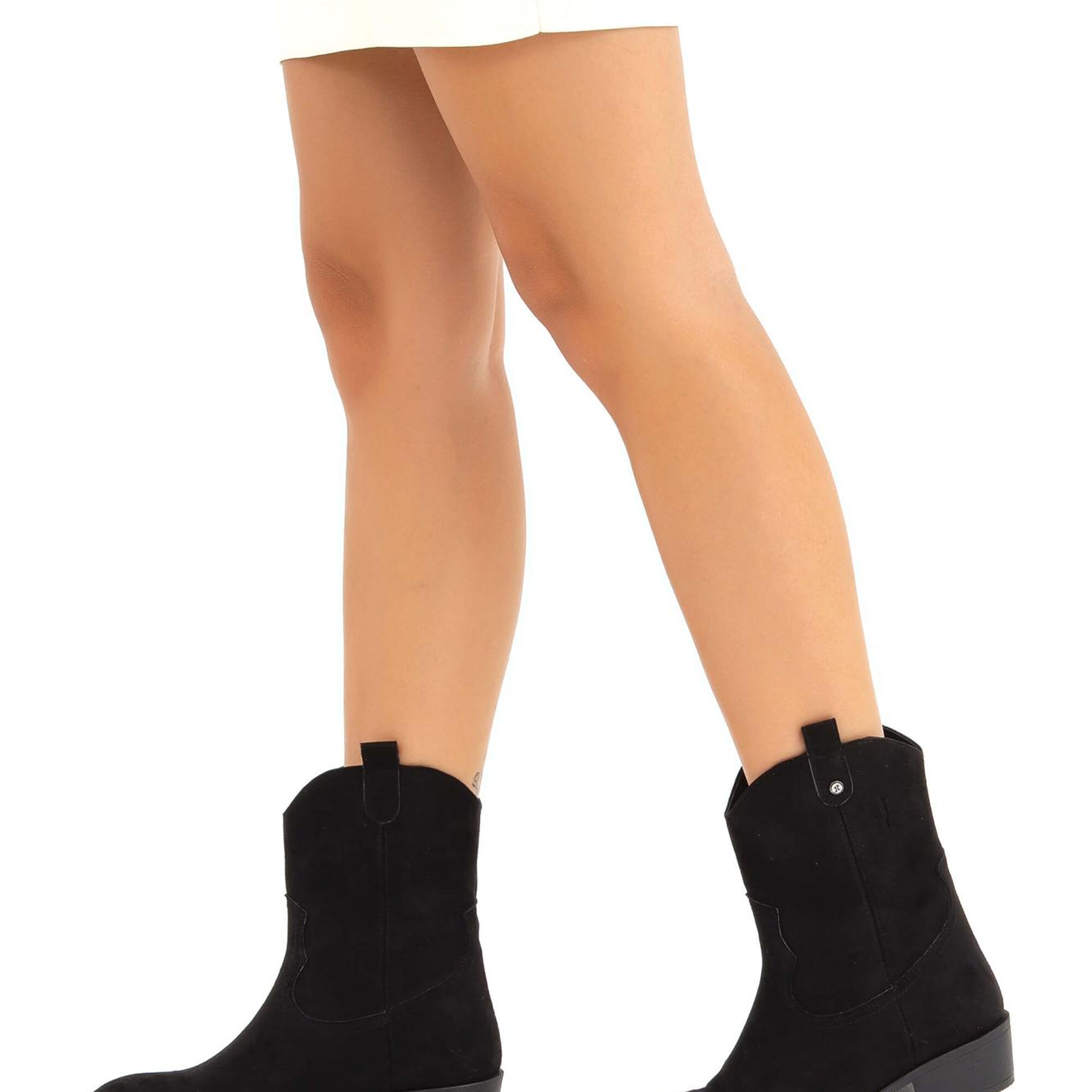 Tamer Tanca Kadın Vegan Siyah Süet Casual Bot