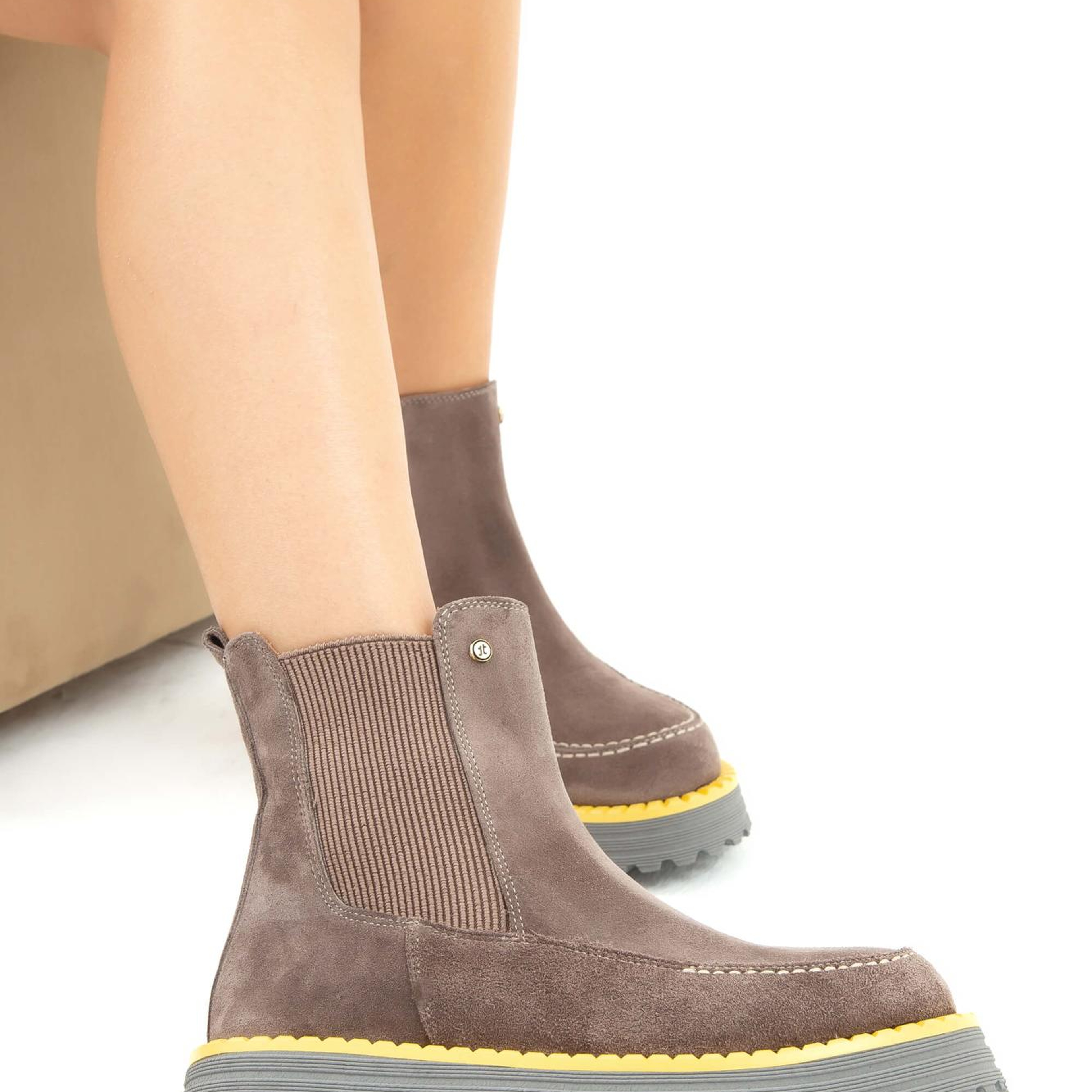 Tamer Tanca Kadın Hakiki Deri Vizon Süet Casual Bot