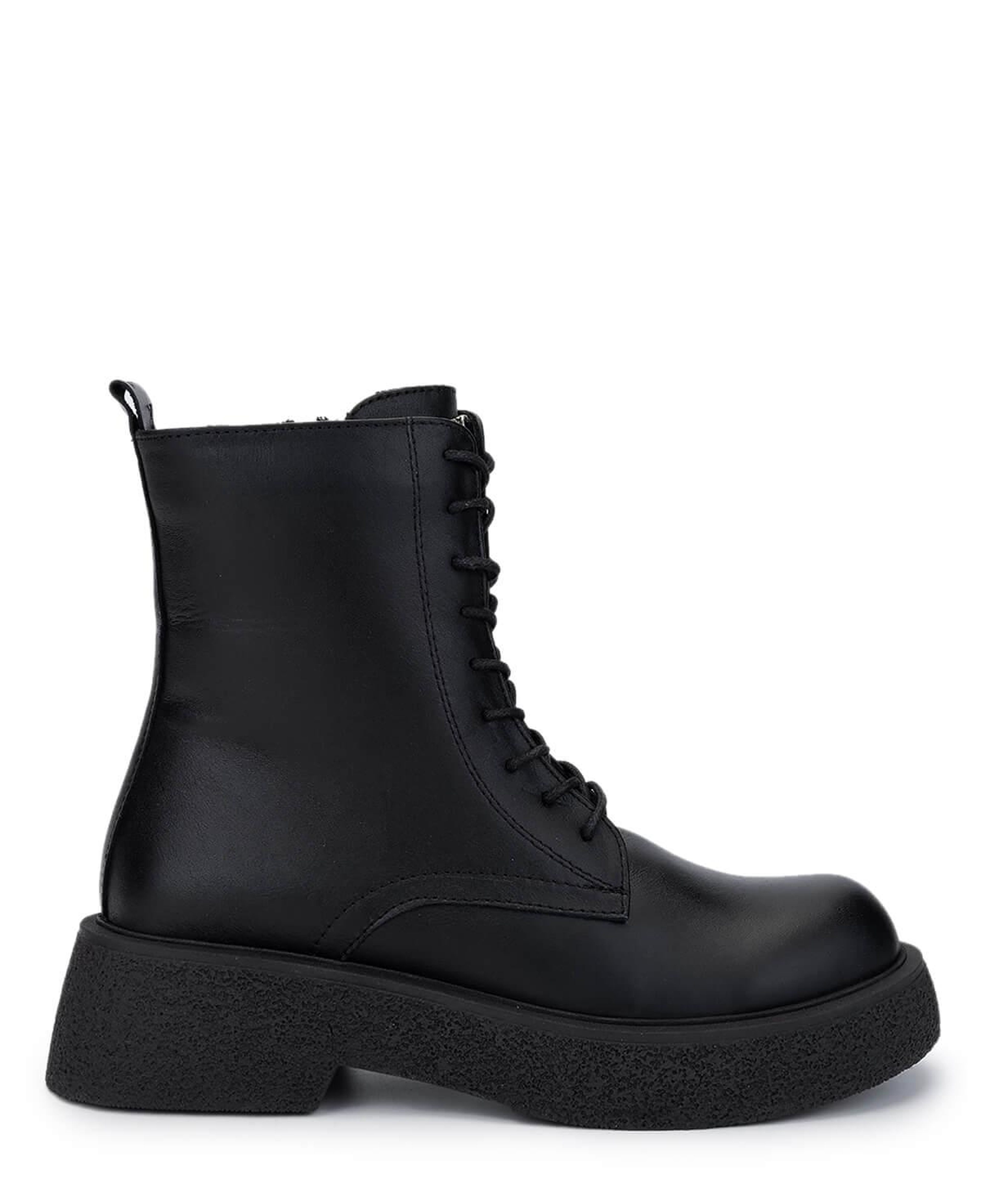 Tamer Tanca Kadın Hakiki Deri Siyah Deri Casual Bot