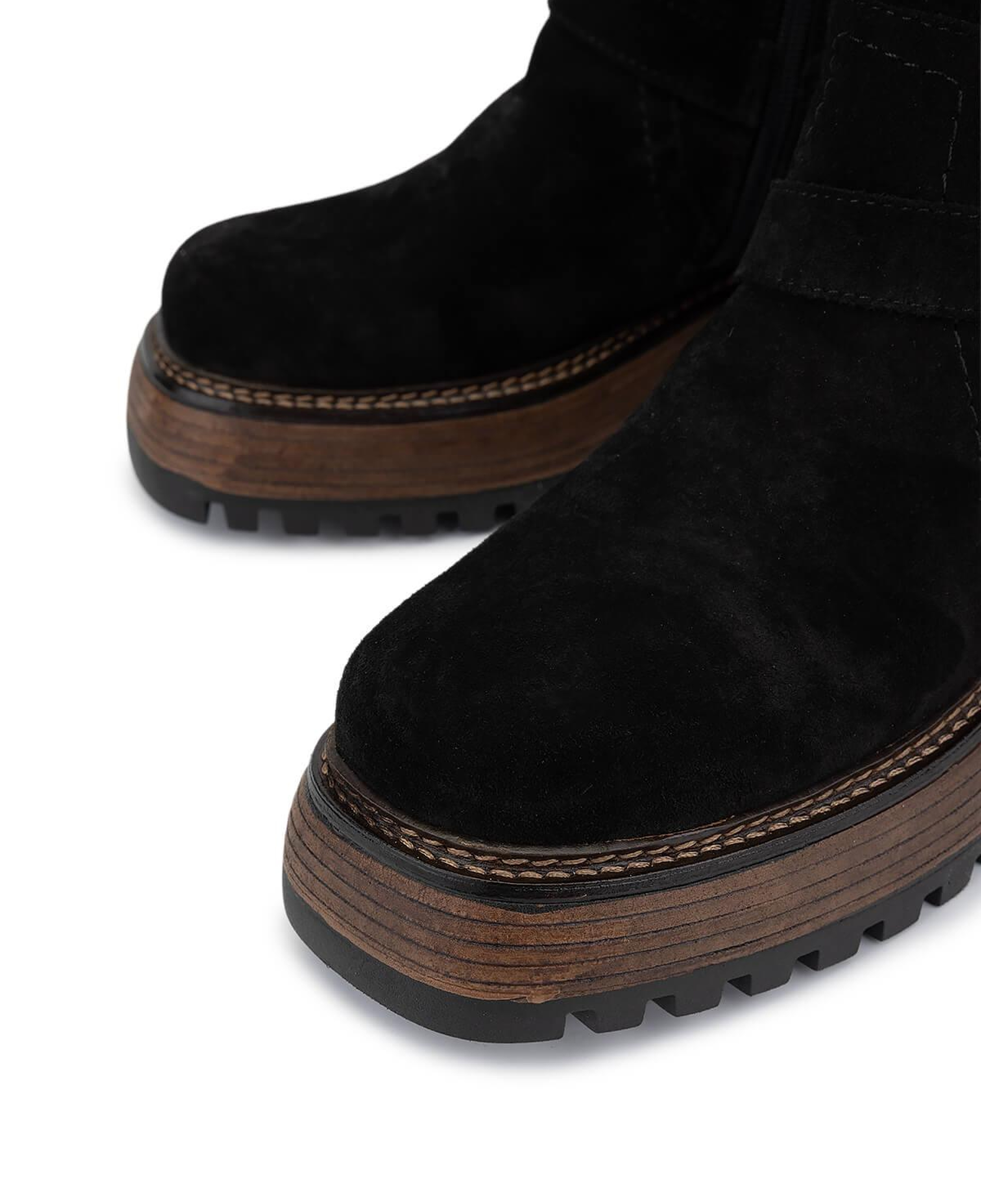 Tamer Tanca Kadın Hakiki Deri Siyah Süet Casual Bot